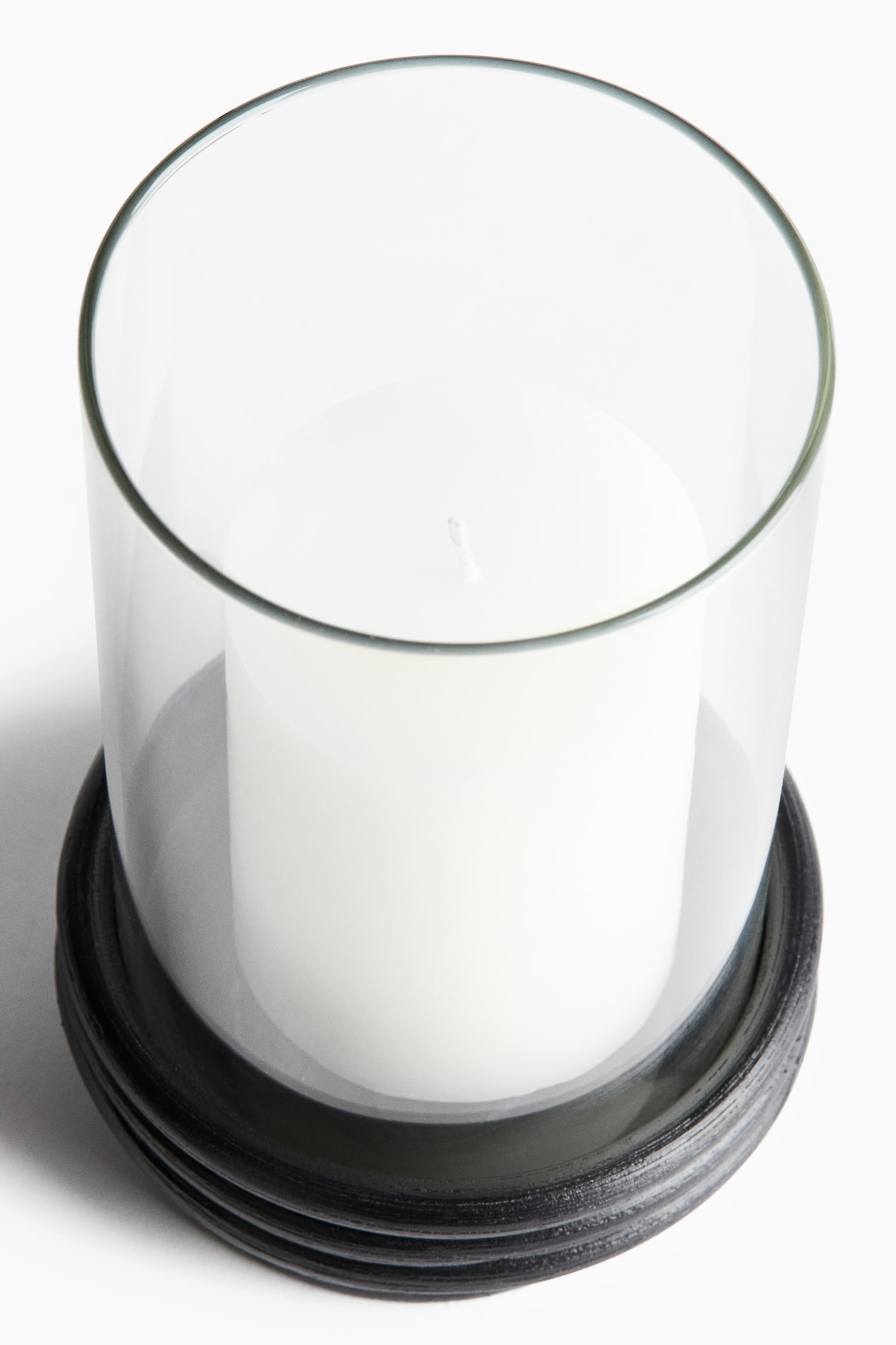 Small glass lantern - Black - 3