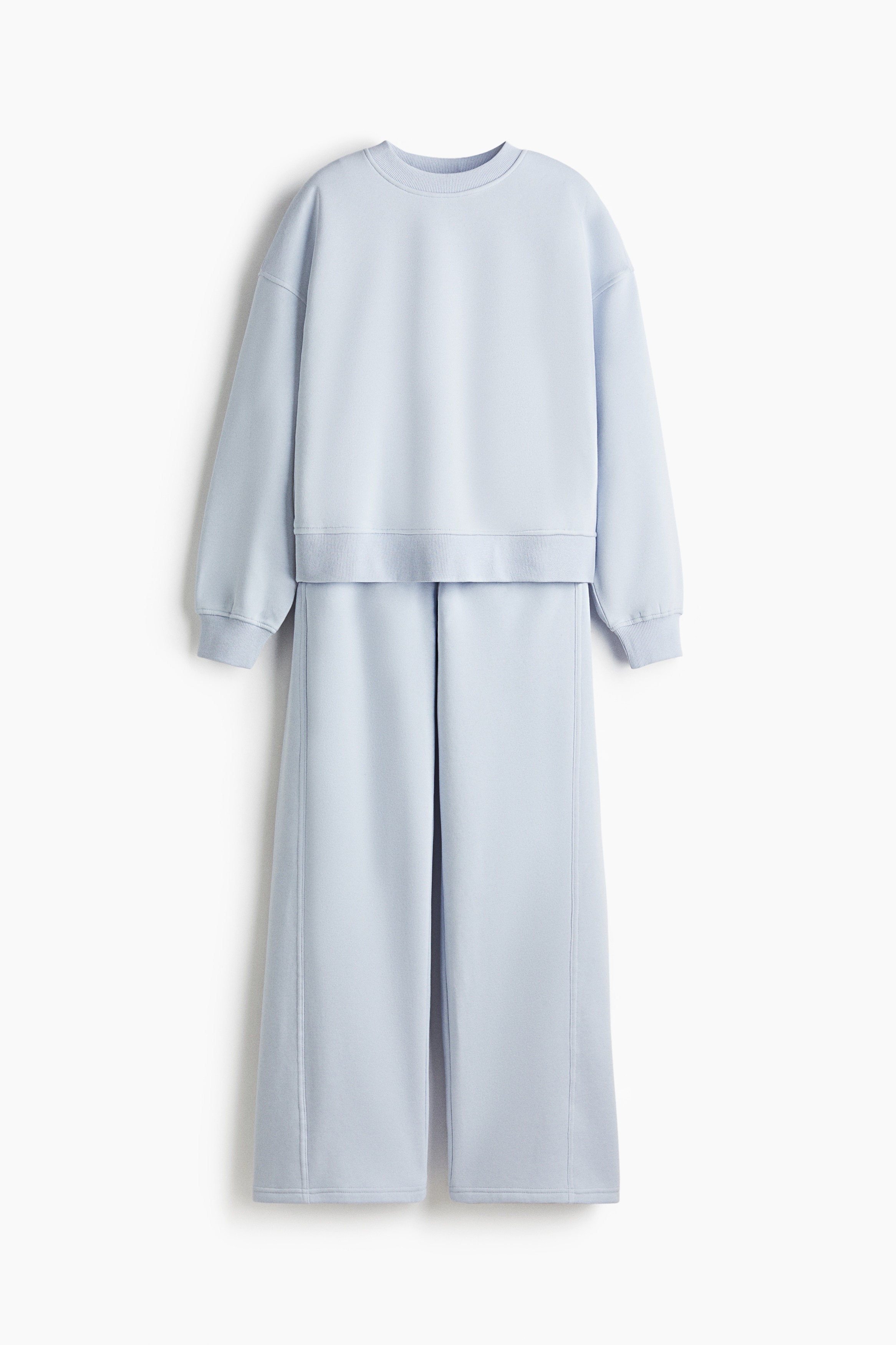 2-delat set med sweatshirt och joggers - Ljusblå/Ljusrosa/Marinblå