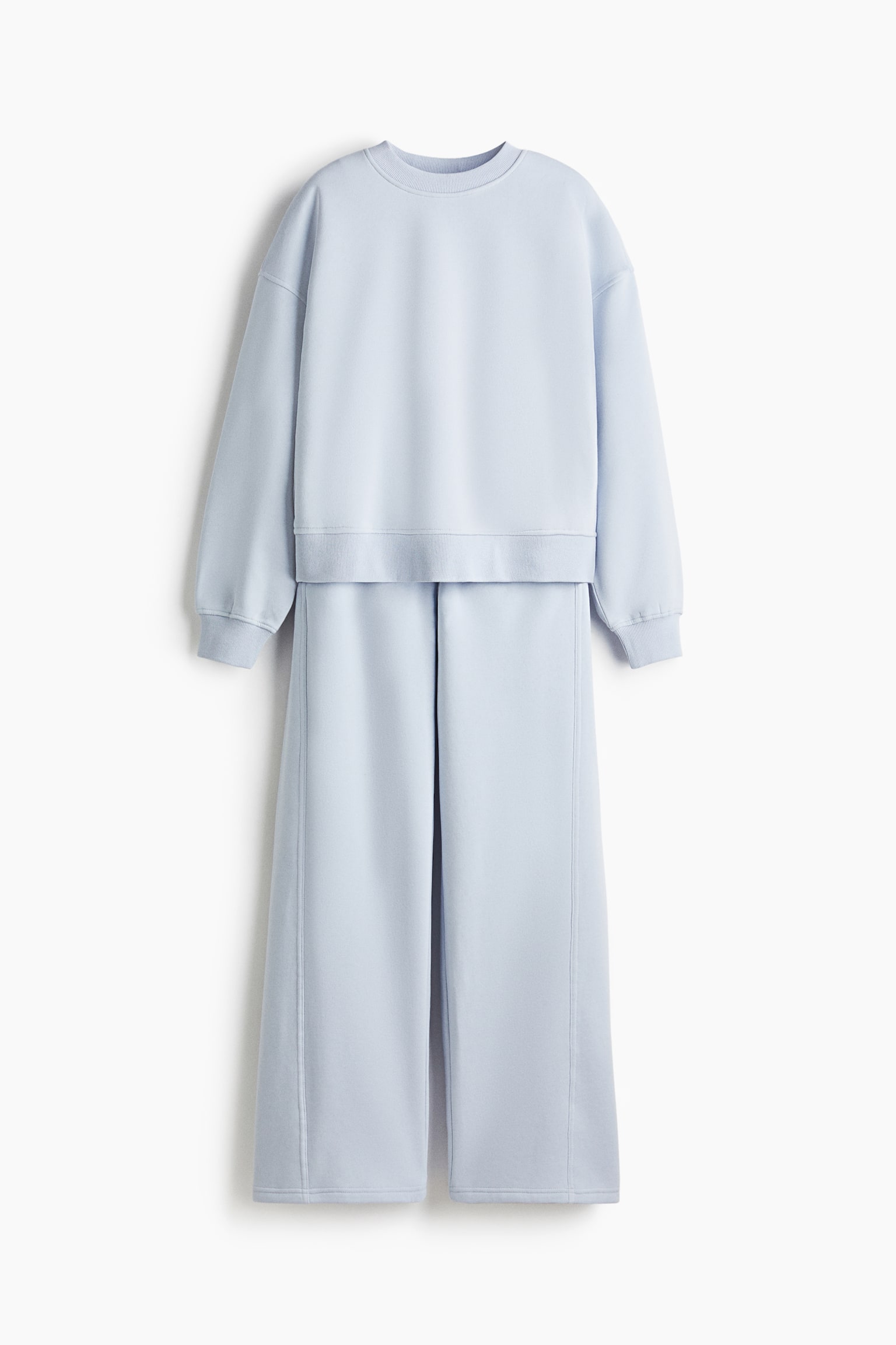Комплект H&M 2-Piece Sweatshirt and Joggers Set, цвет: Светлый синий — фото 1