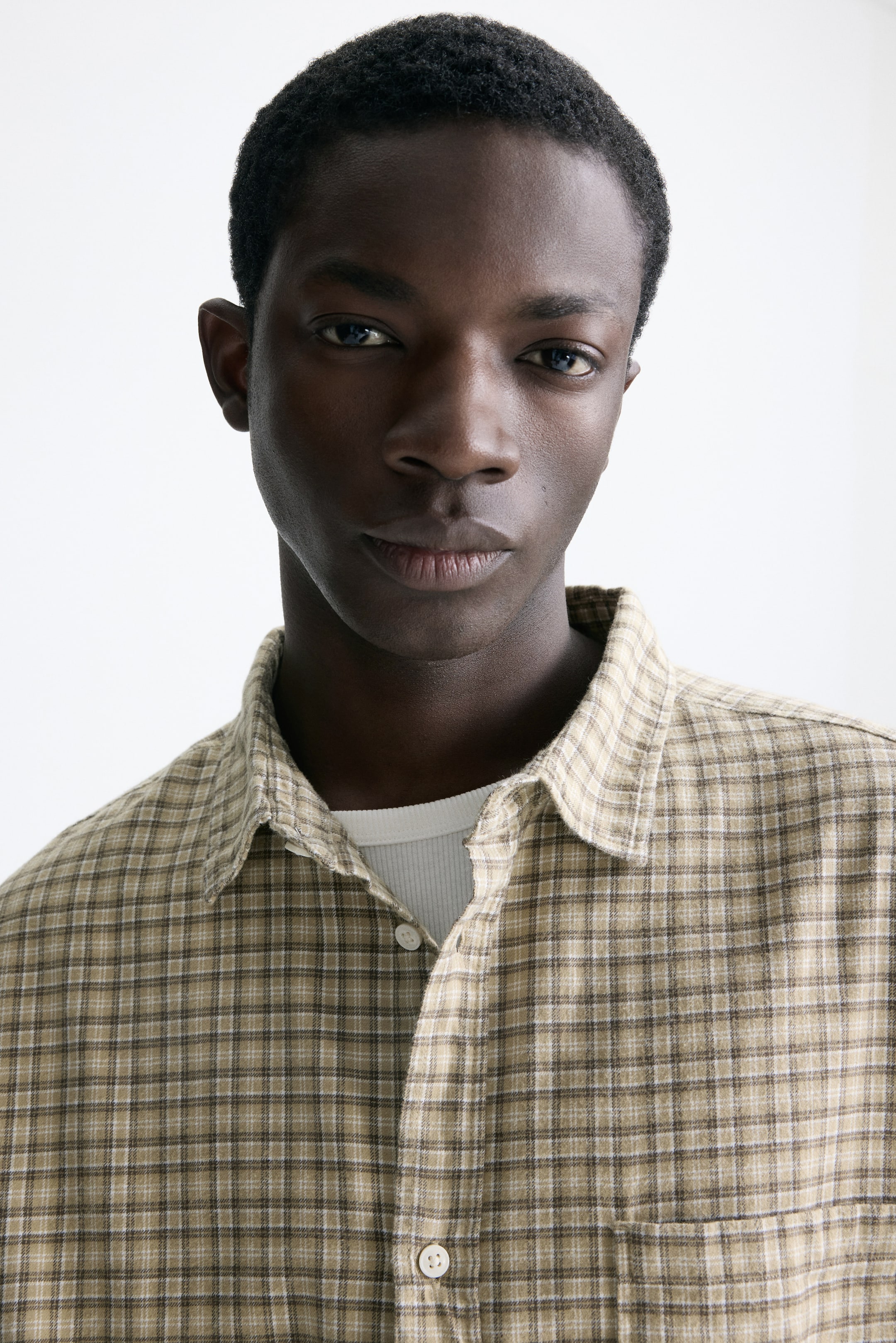 Relaxed-Fit Cotton Flannel Shirt