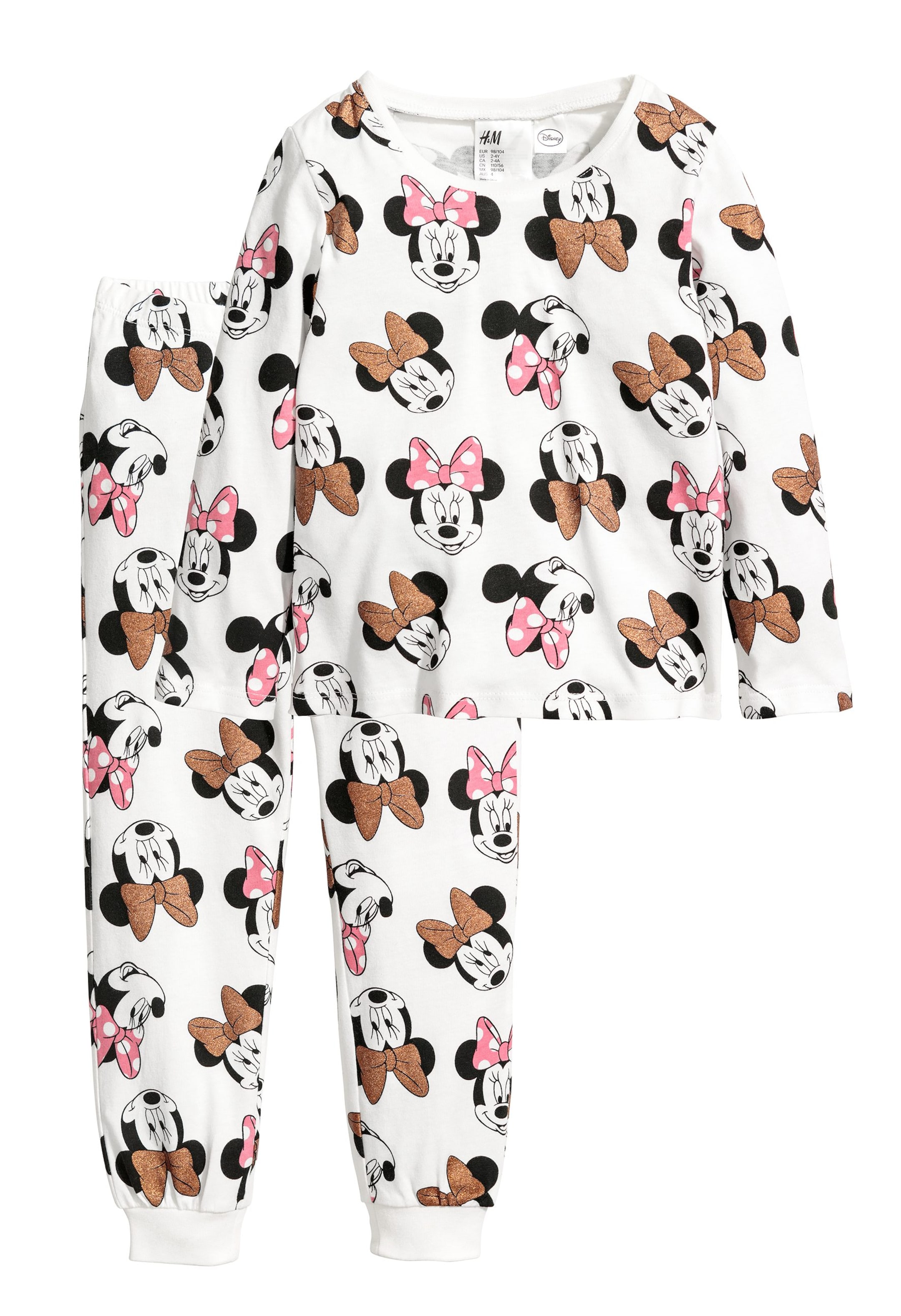 Büyük resmi görüntüle: Jarse Pijama - Natürel beyaz/Minnie Mouse - ÇOCUK | H&M TR 1