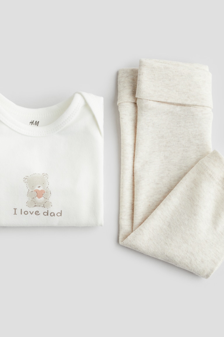 2-piece cotton jersey set