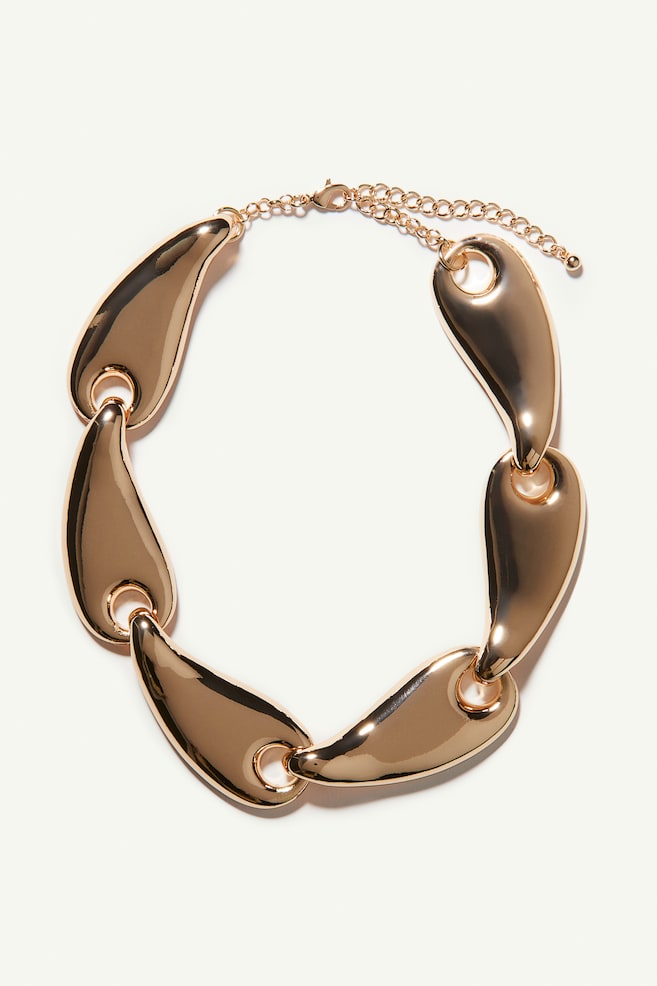 Short Necklace - Gold-colored - 1