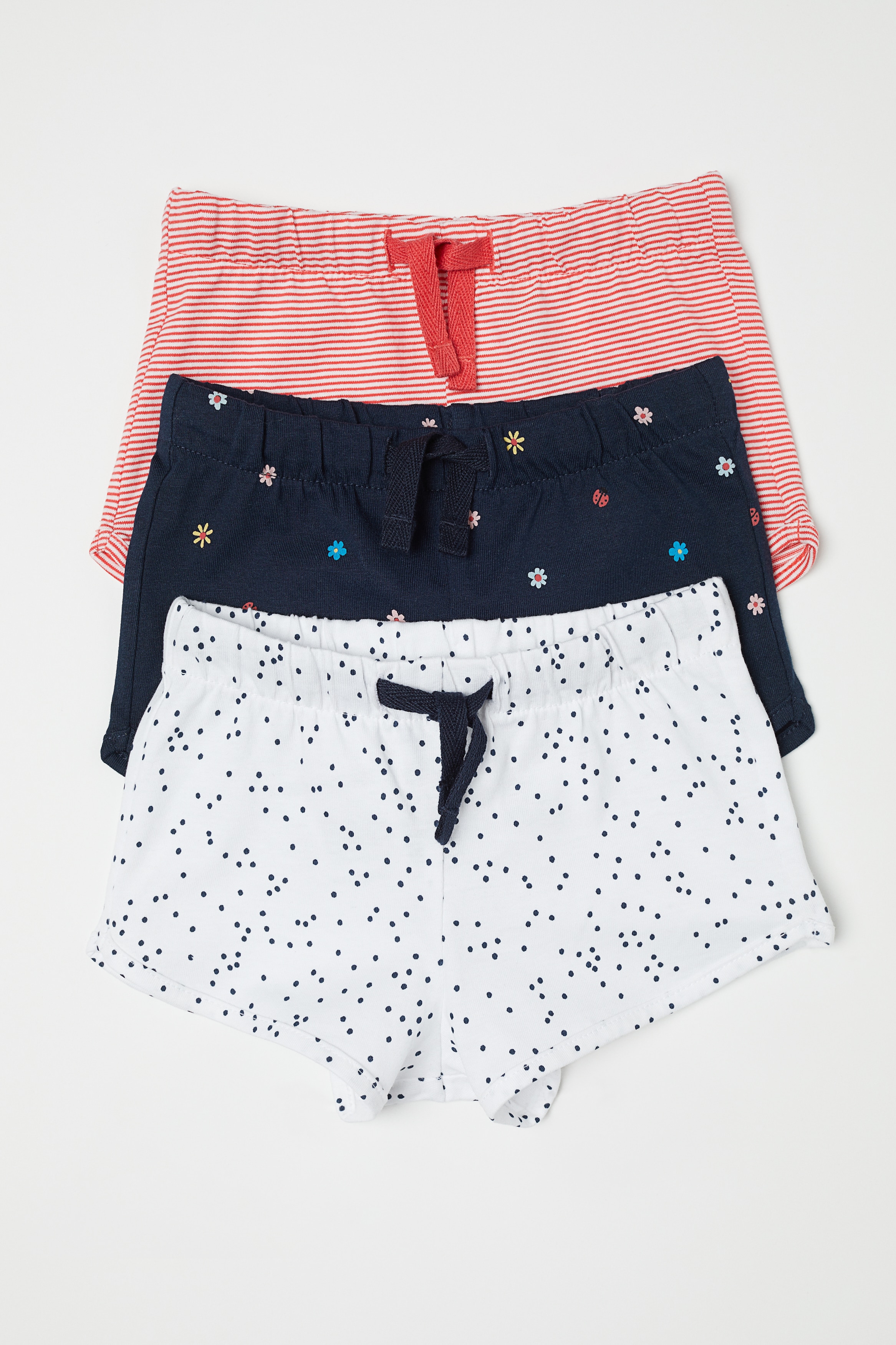Short En Jean Stretch H&M Fille Taille 32 (24-26) - Bleu - Occasion Très Bon état