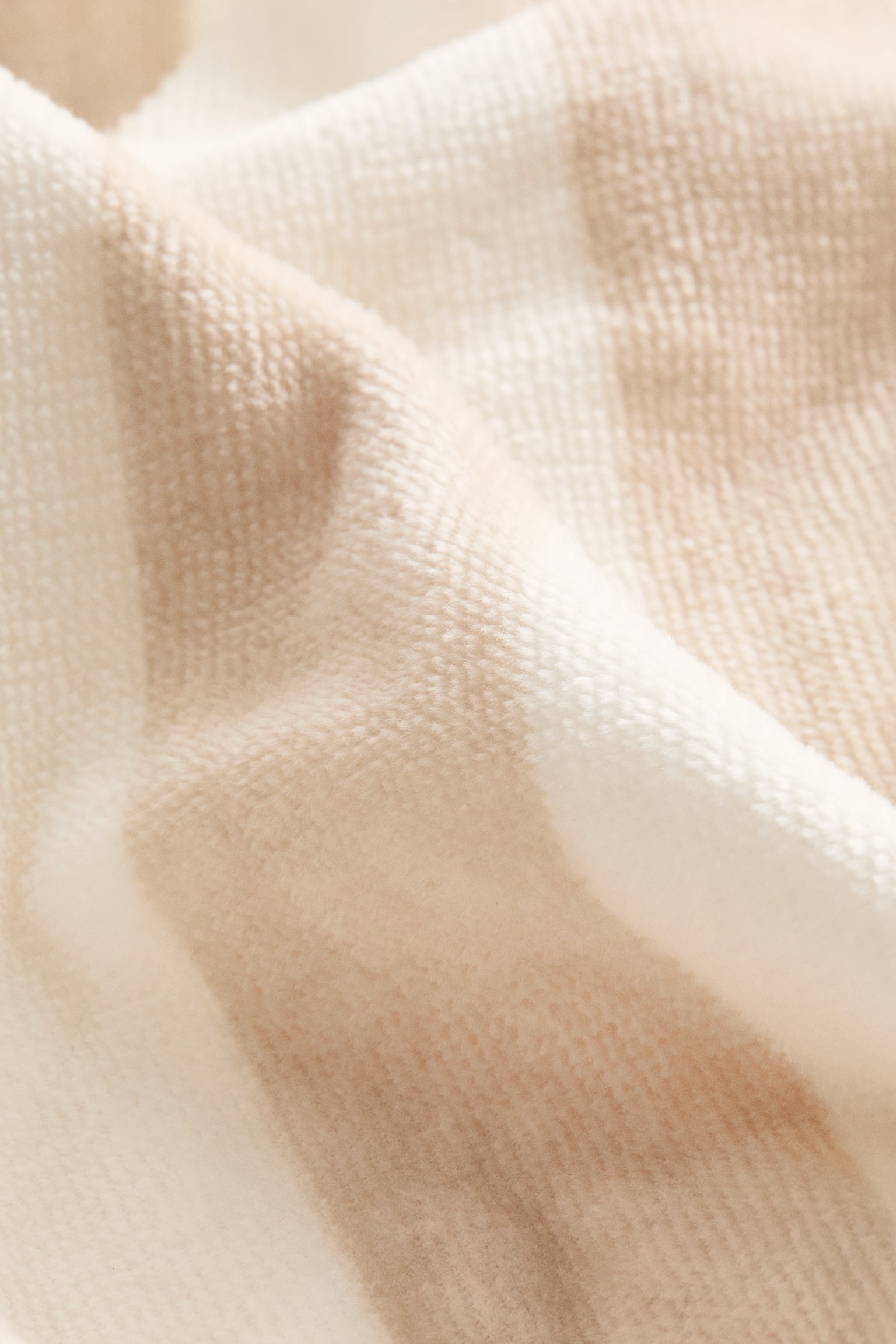 Accappatoio in spugna per neonati - Beige chiaro/righe/Rosa chiaro/righe/Verde/righe - 4