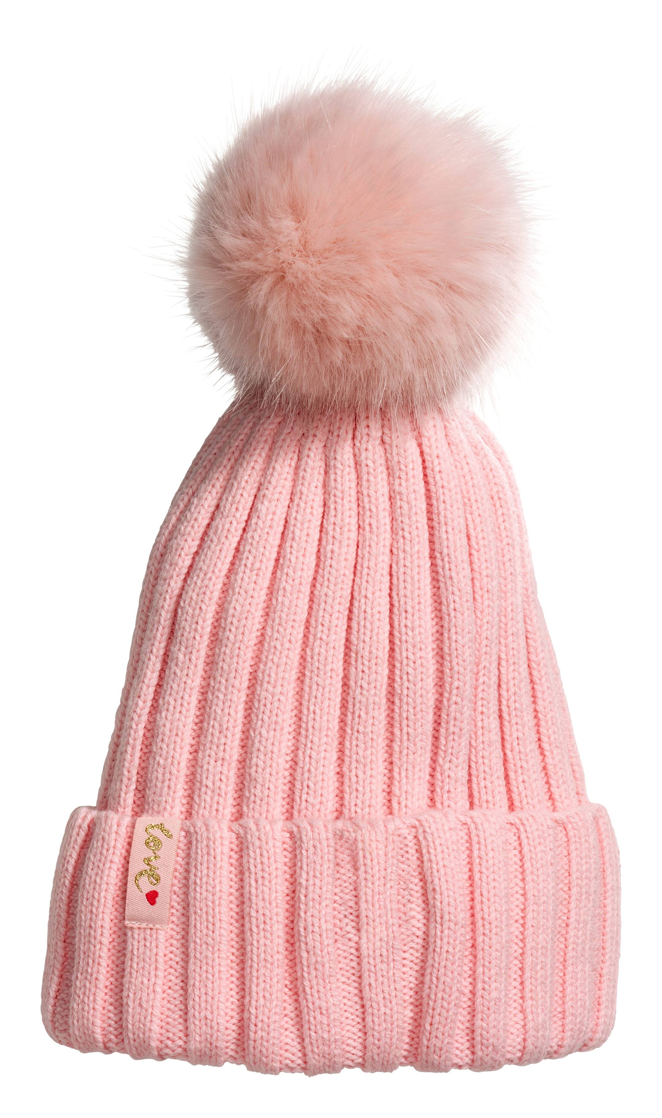 View larger image: Rib-knit hat - Pink - Kids | H&M GB 1