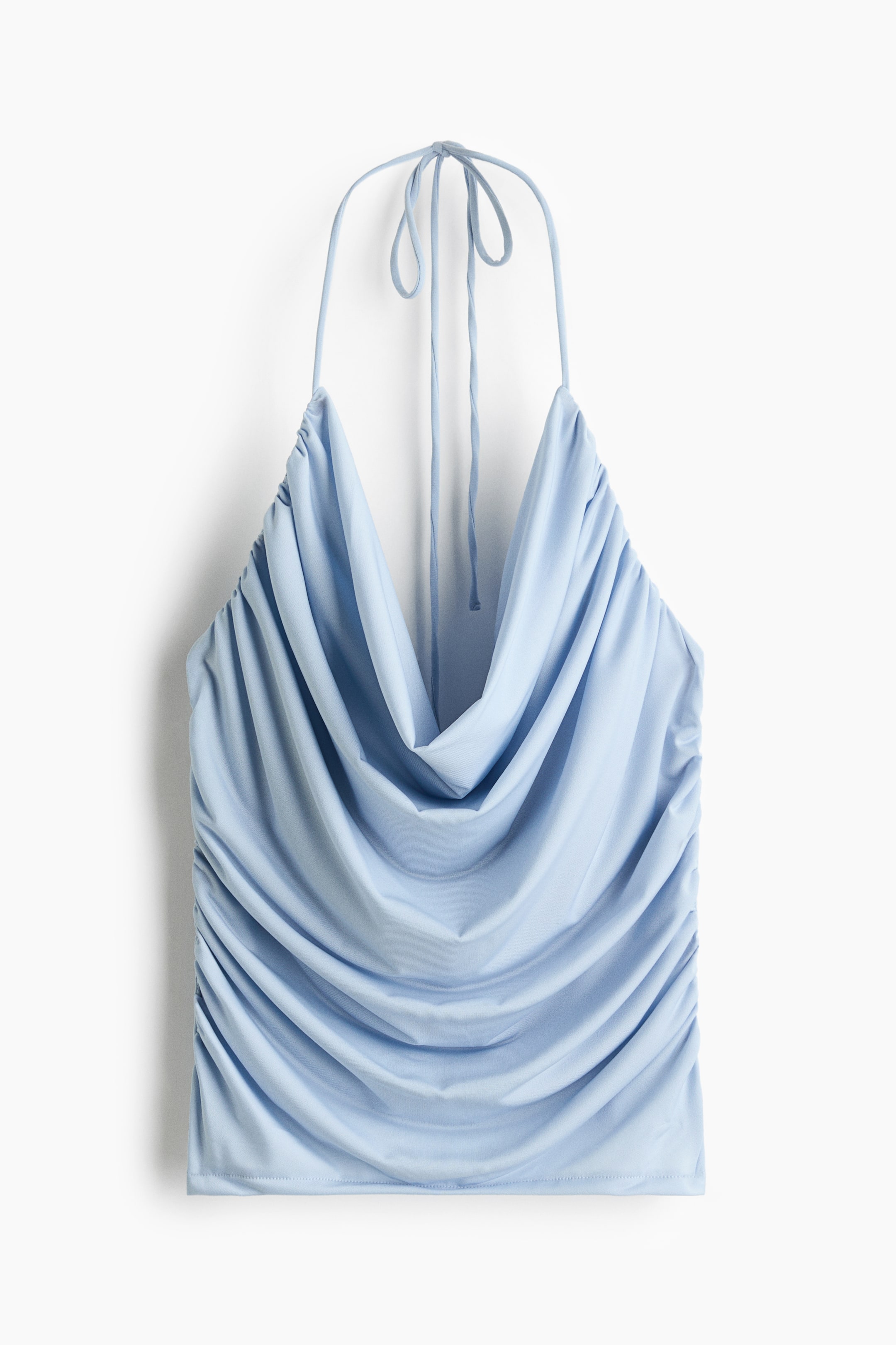 Draped Halterneck Top
