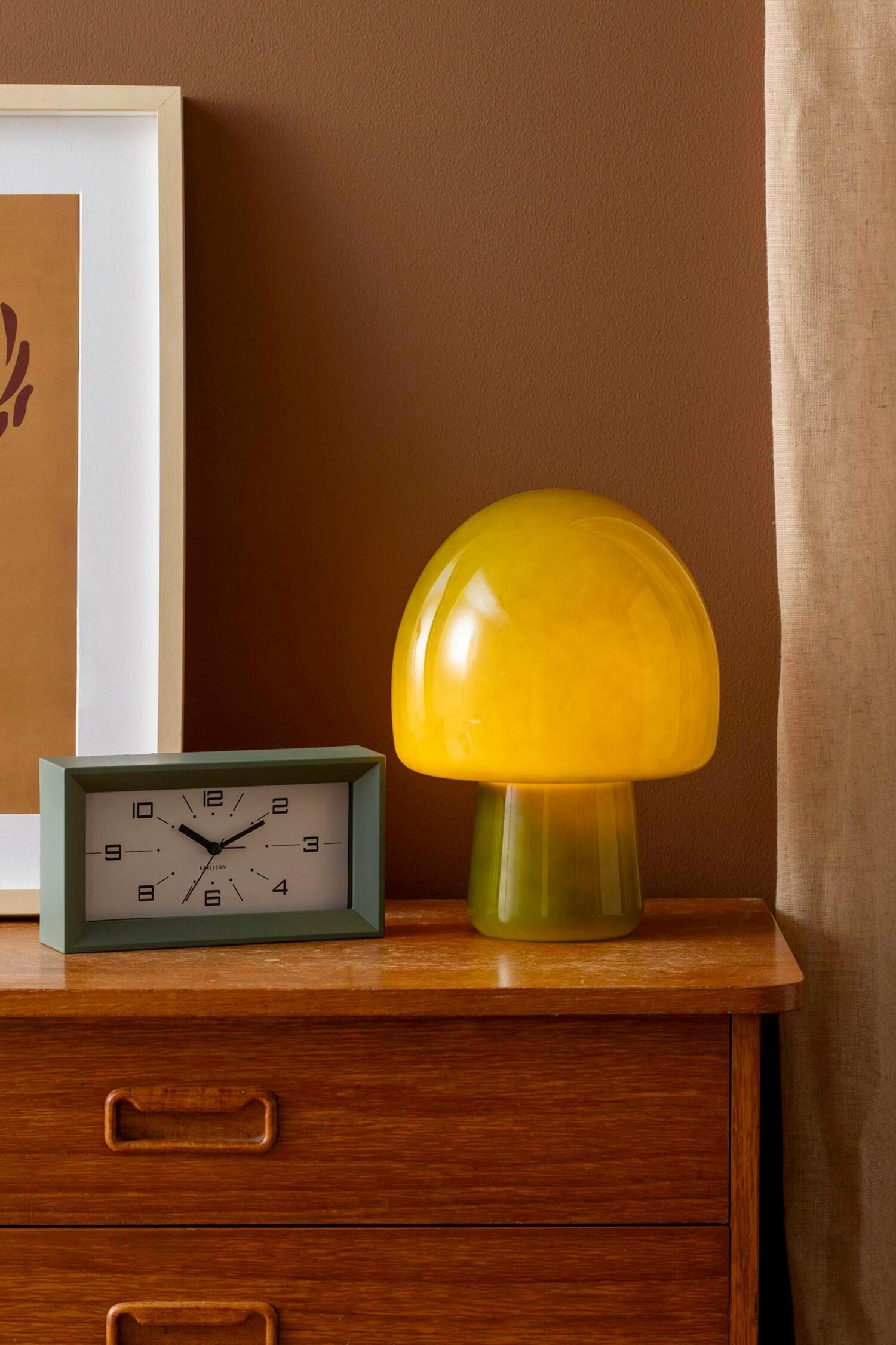 Gozar Tischlampe - Armee Grün/Ockergelb