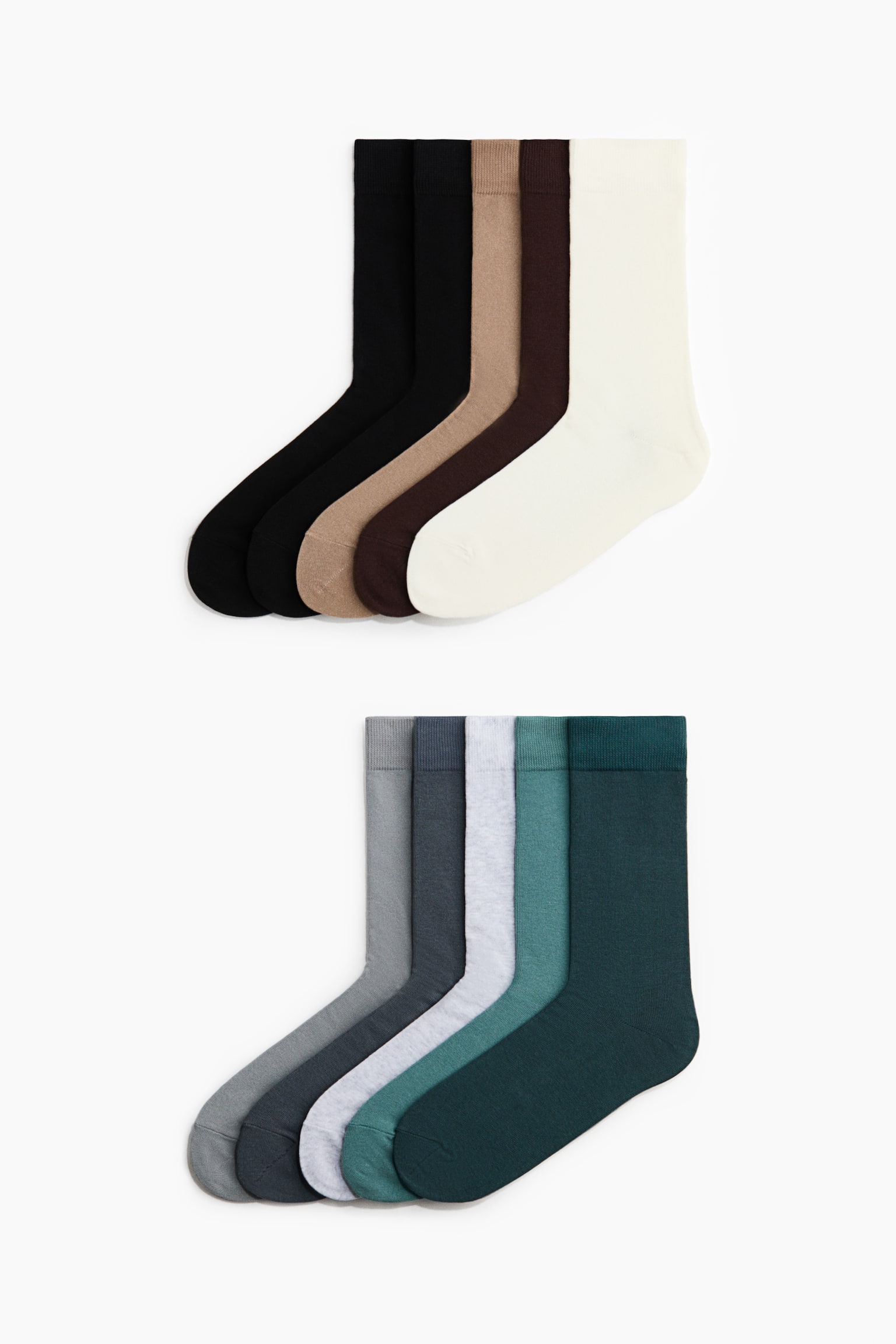 10-pack socks with Lycra® - Teal/Black