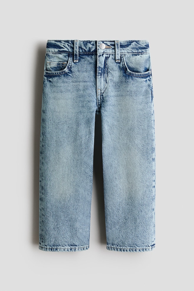 Loose-Fit Jeans - Light denim blue/Black/Denim blue/Light denim blue/Light denim gray/Light denim gray/Light denim blue/Denim blue/Dark gray - 1