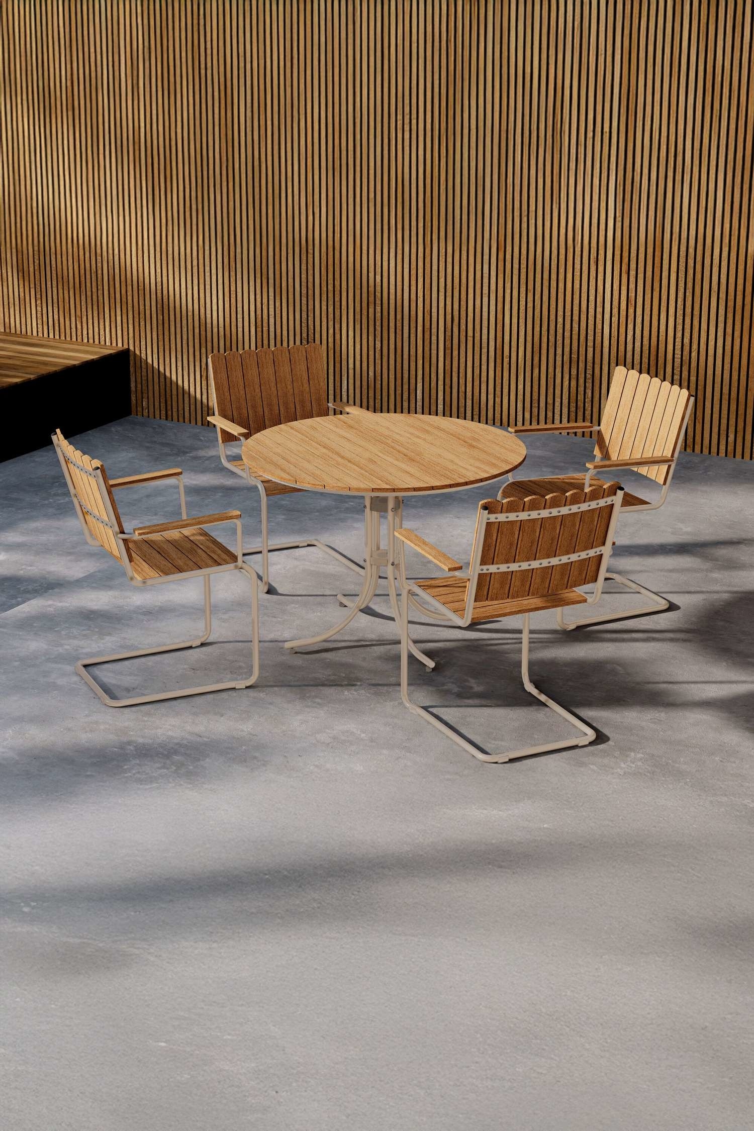 Conjunto De Comedor Holmsund - Hpl, Beige