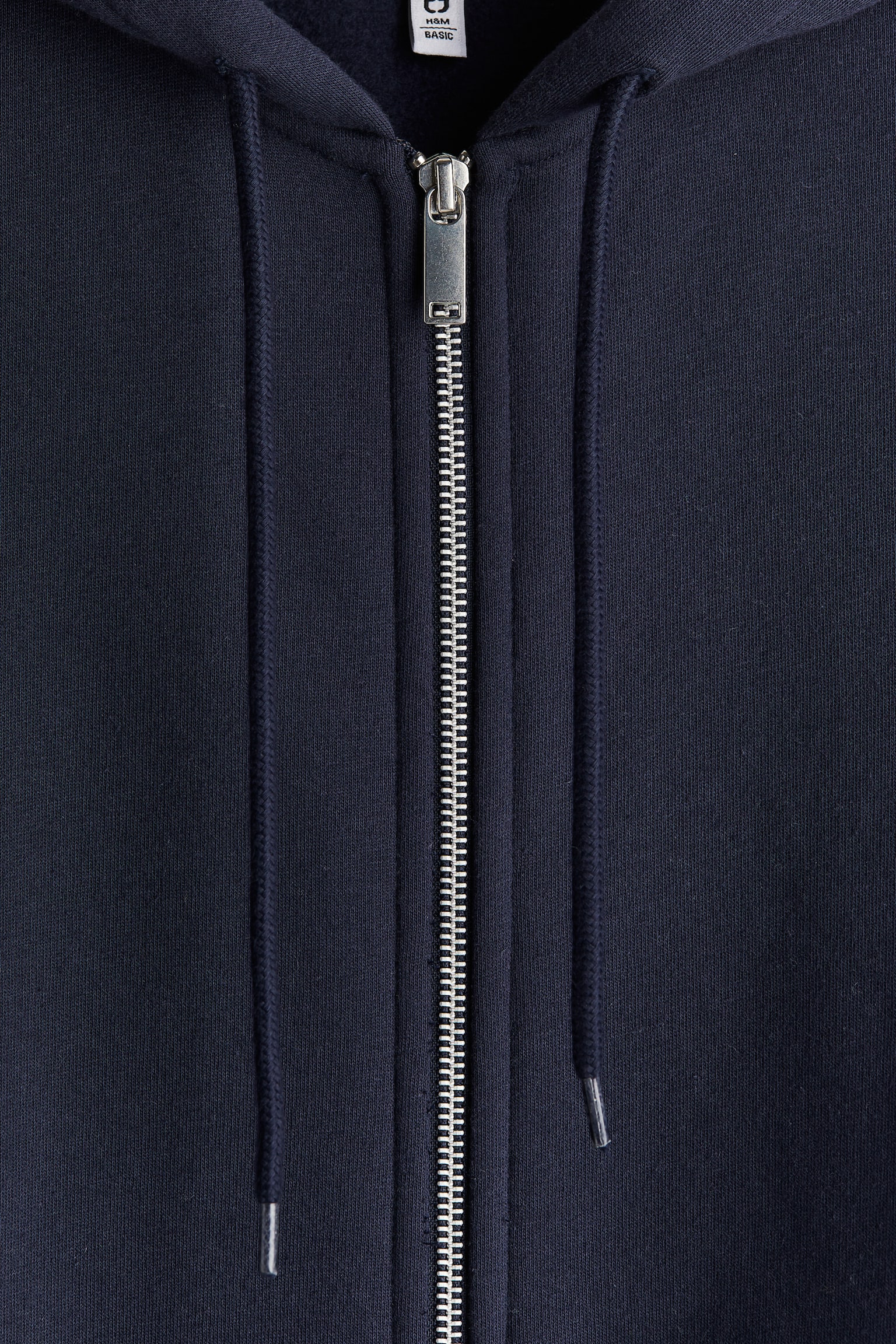 Oversized zip-through hoodie - Navy blue/Black/Dark brown/Light grey marl/Light greige/Light grey marl/Red - 3