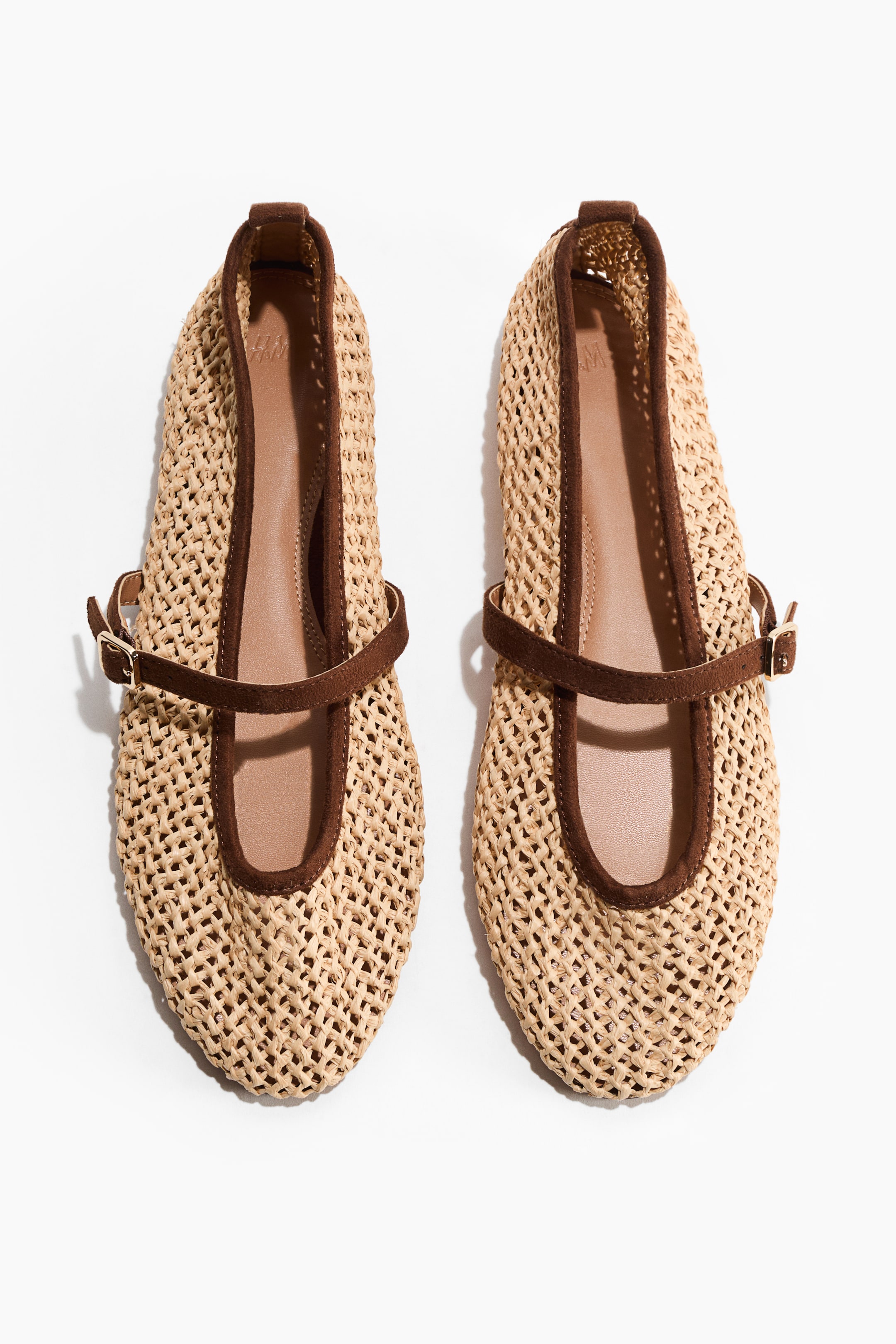 Straw Mary Janes
