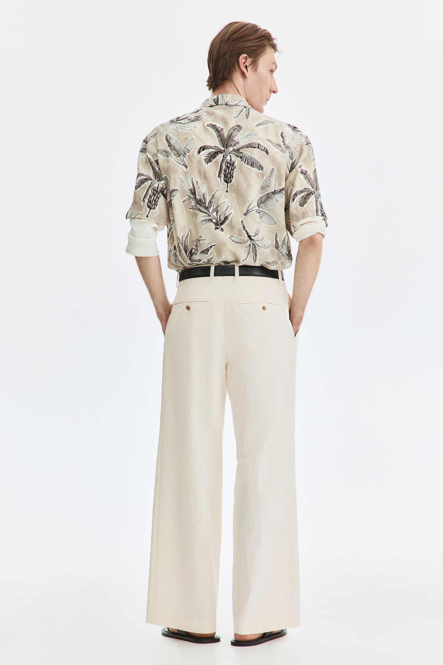 Loose Fit Wide trousers - 6