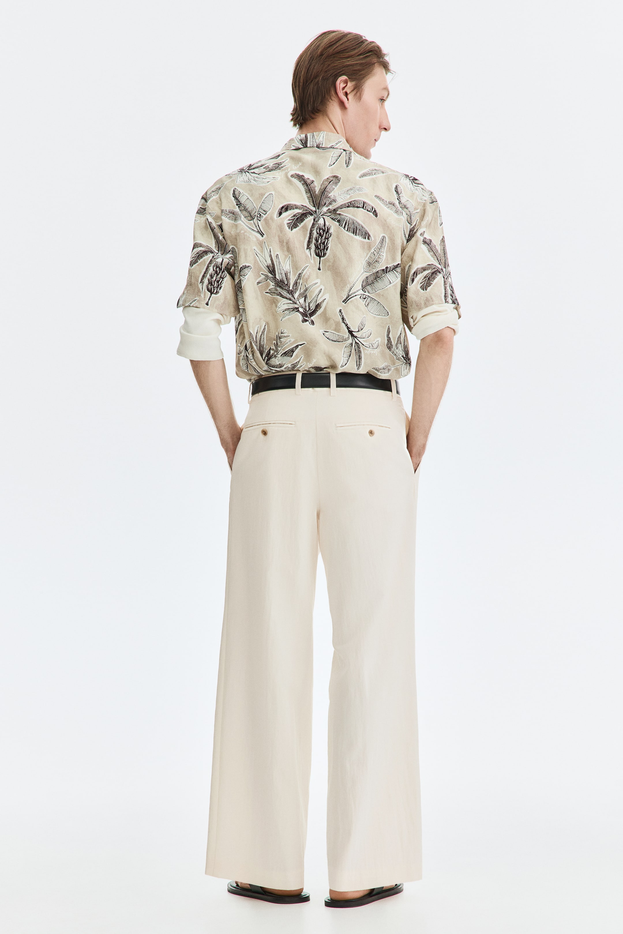 Loose-Fit Wide-Leg Pants