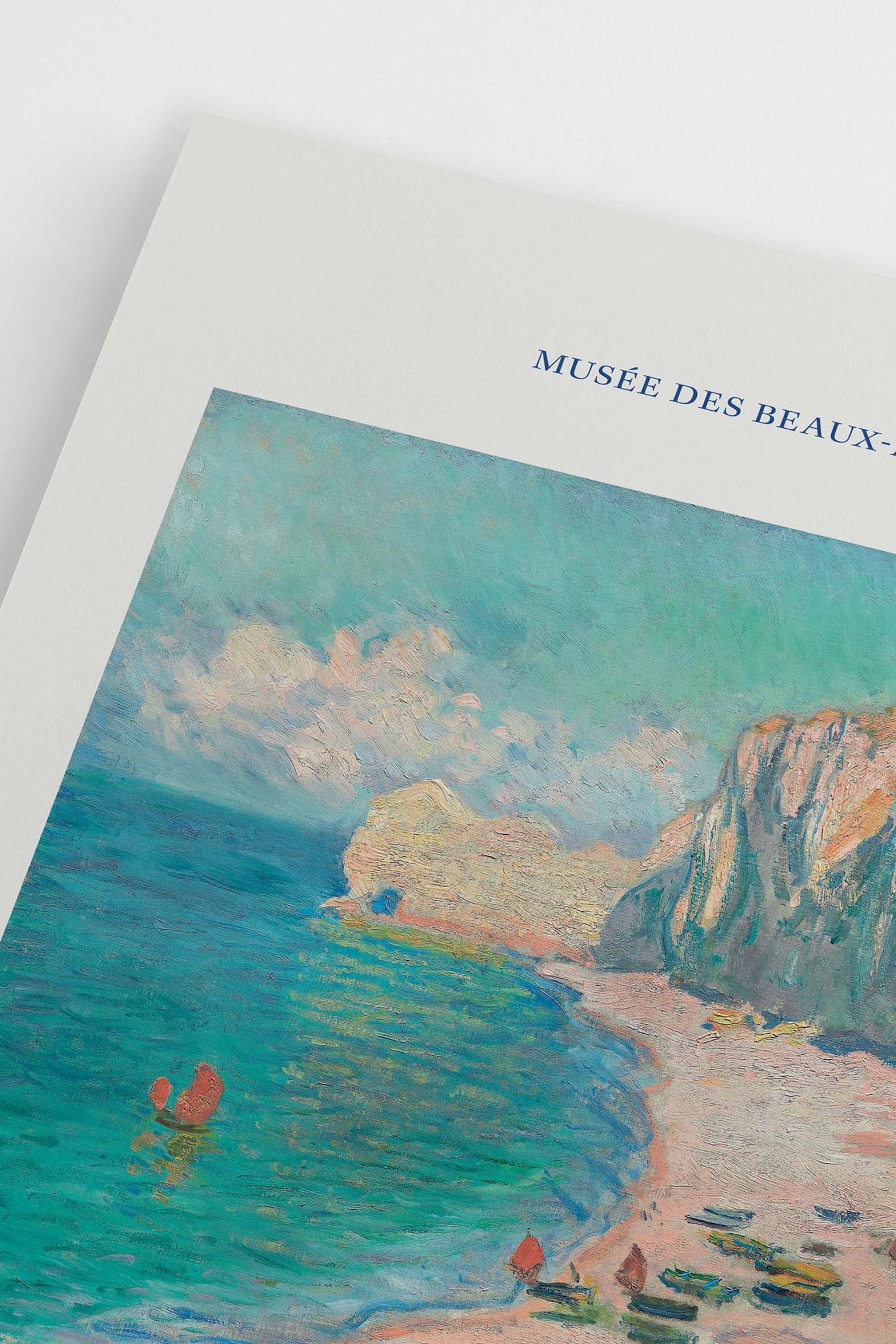 The Beach By Claude Monet Poster - Blue/green - 3