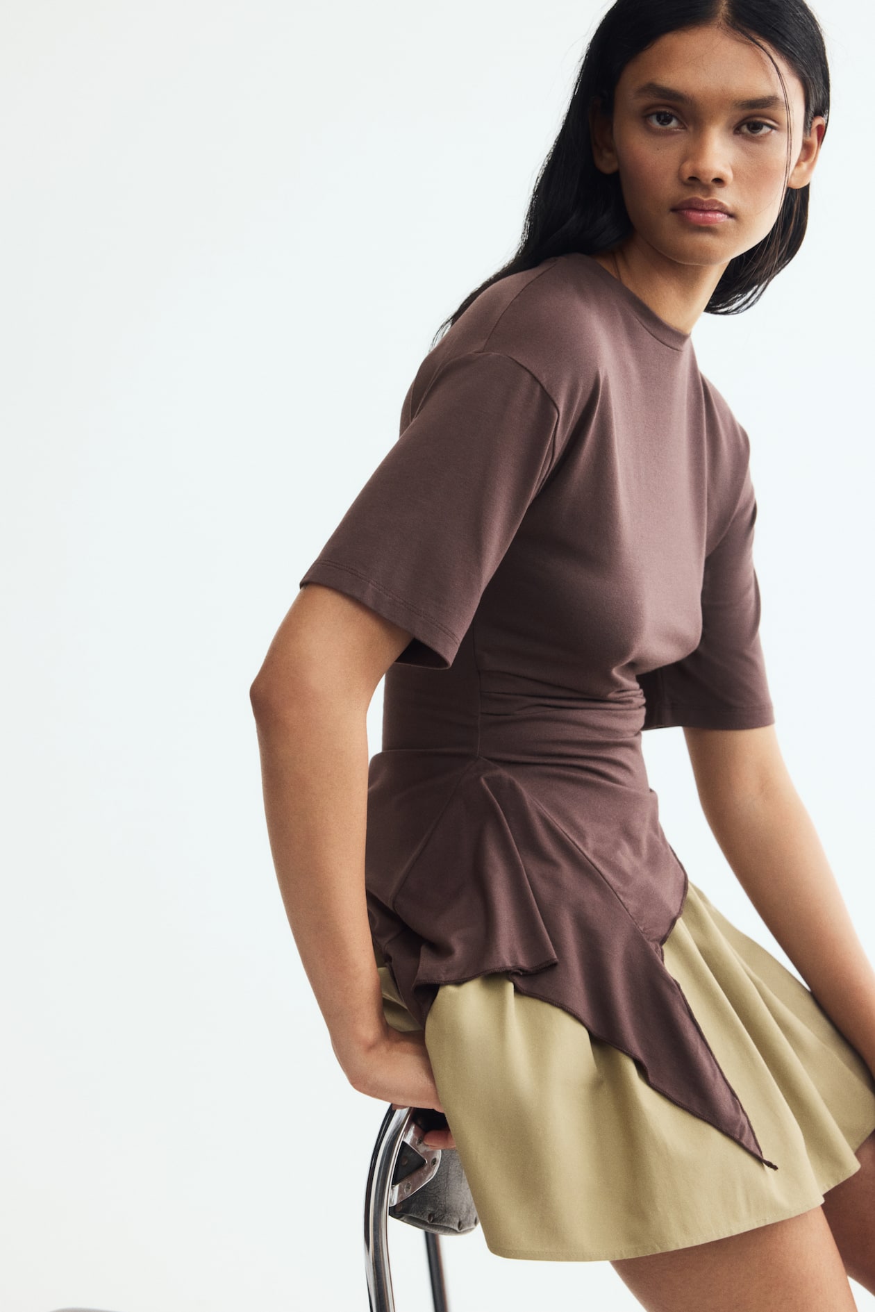 Draped-Panel Modal Top