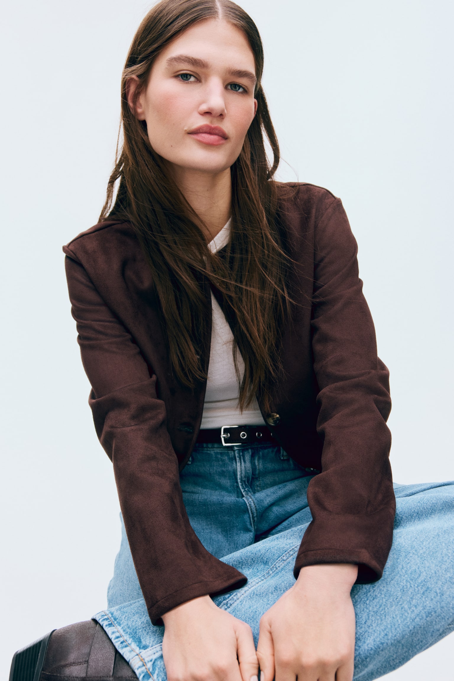 Hırka - Koyu kahverengi/Koyu haki - 4