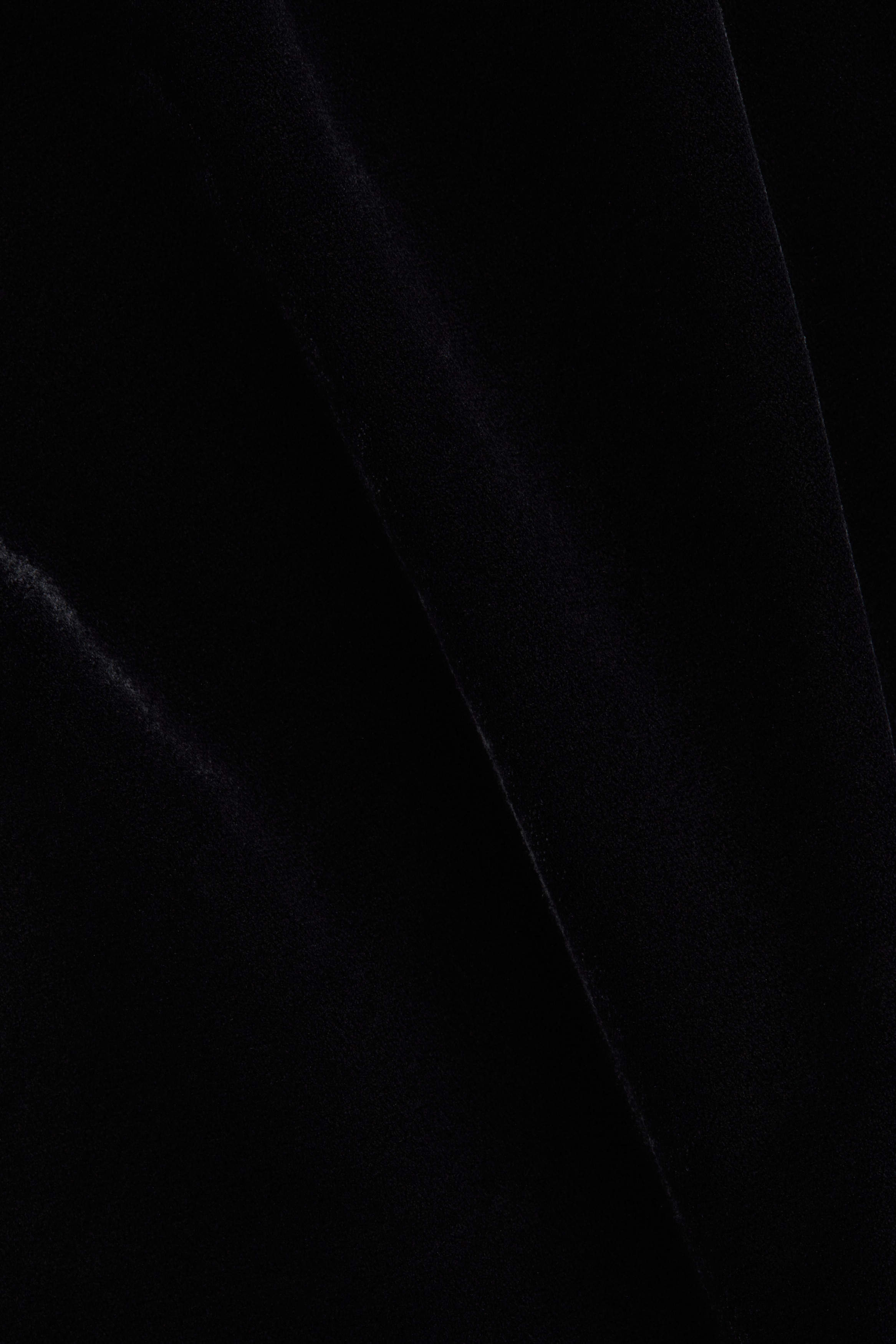 Velvet maxi skirt