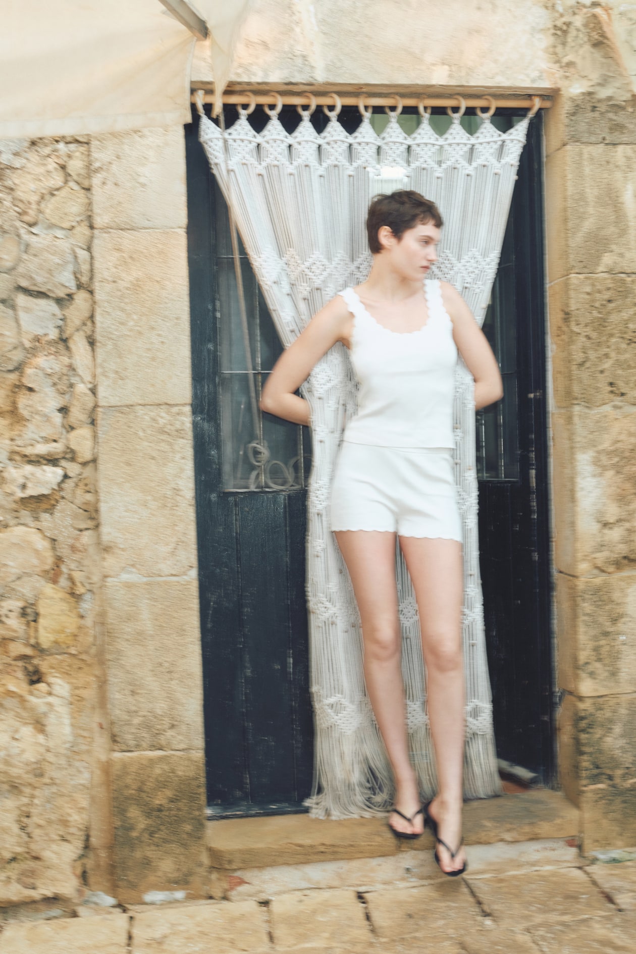 Fine-Knit Shorts - image 4