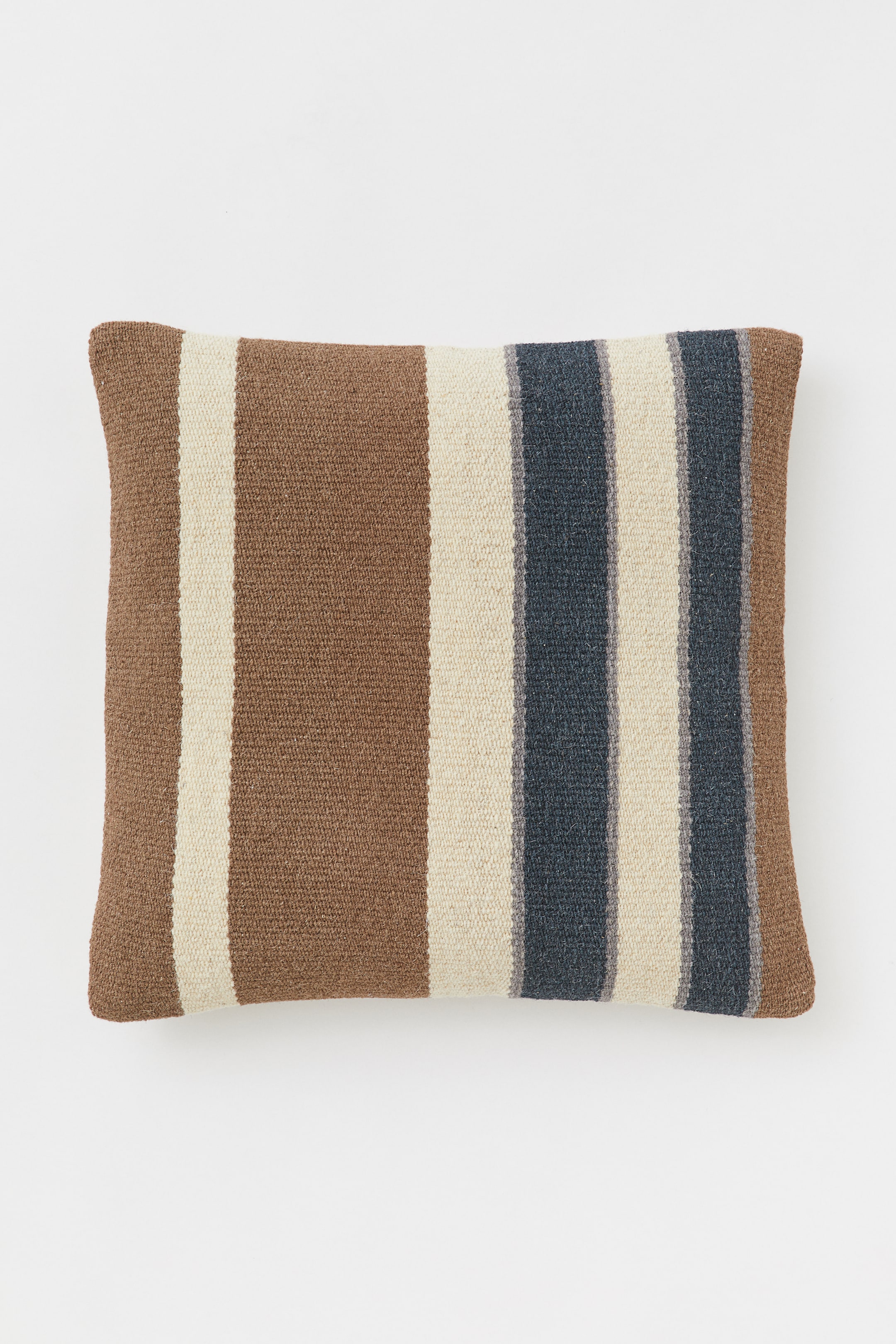 Woolblend cushion cover Brown/Striped Home All H&M GB