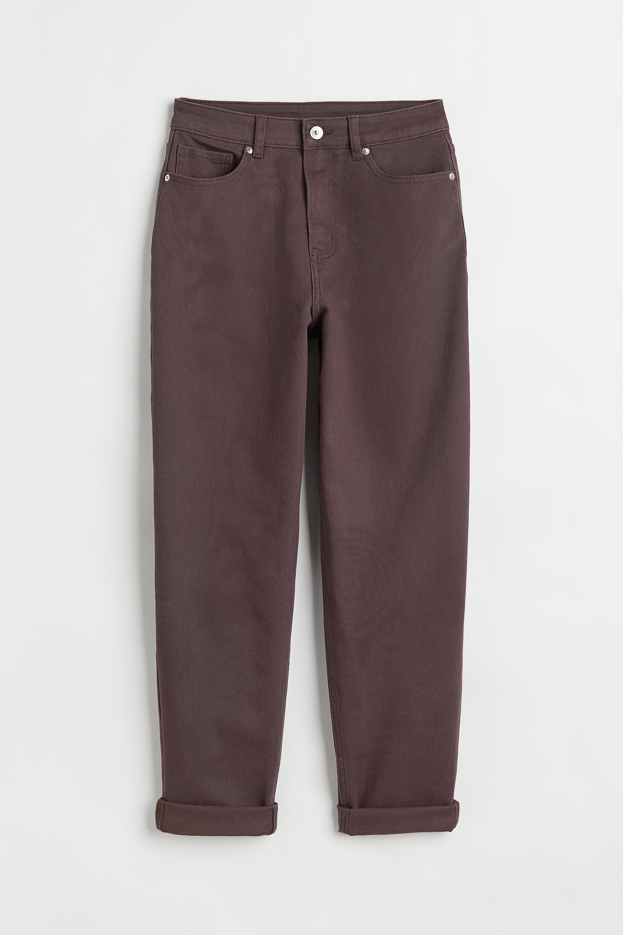 Mom Loose Fit Twill Pants