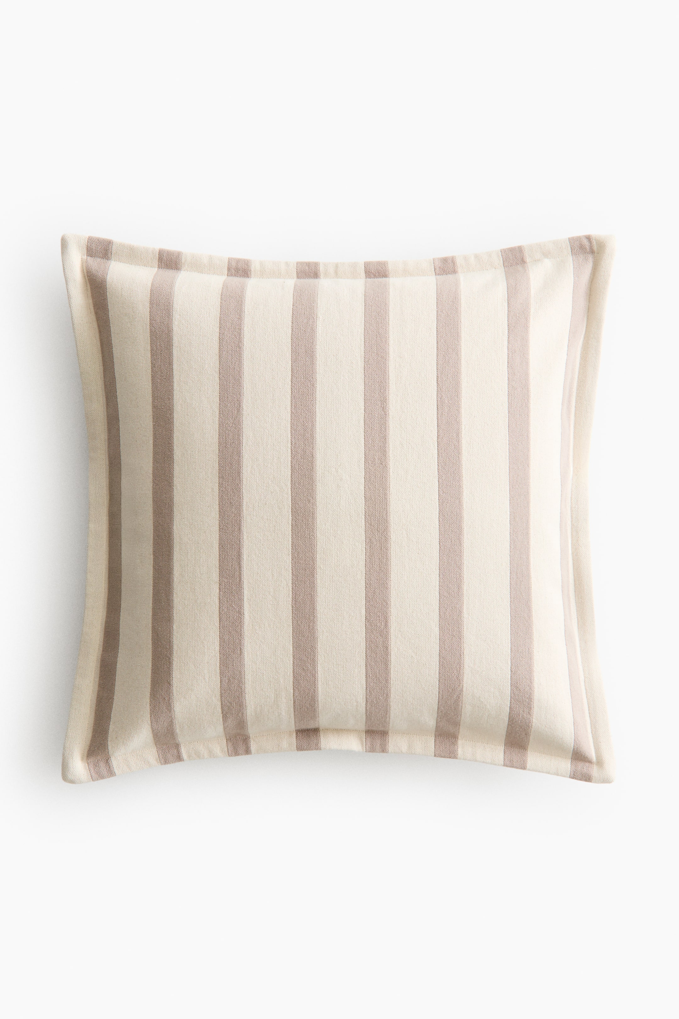 Ver imagen más grande: Funda de cojín en lona estampada - Beige/Rayas - HOME | H&M ES 1