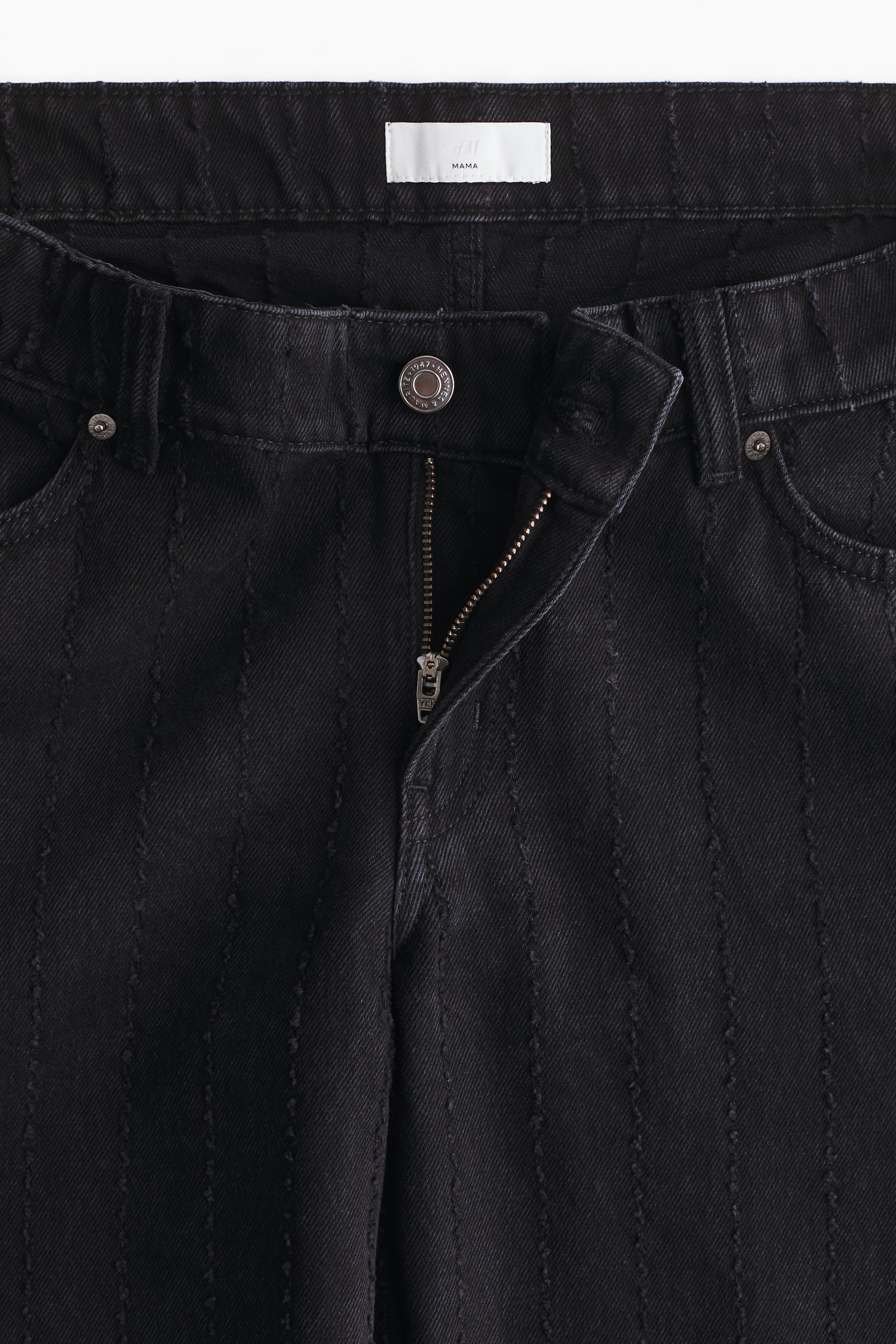 拡大画像を表示: MAMA Before & After wide jeans - ダークグレー - レディース | H&M JP 2