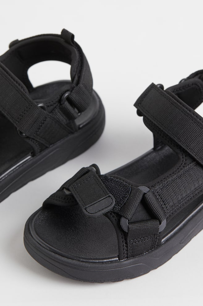Mesh sandals - Black - 3