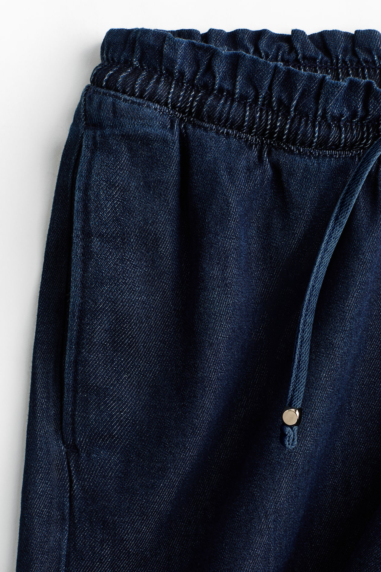 MAMA Denim Drawstring Shorts - image 2