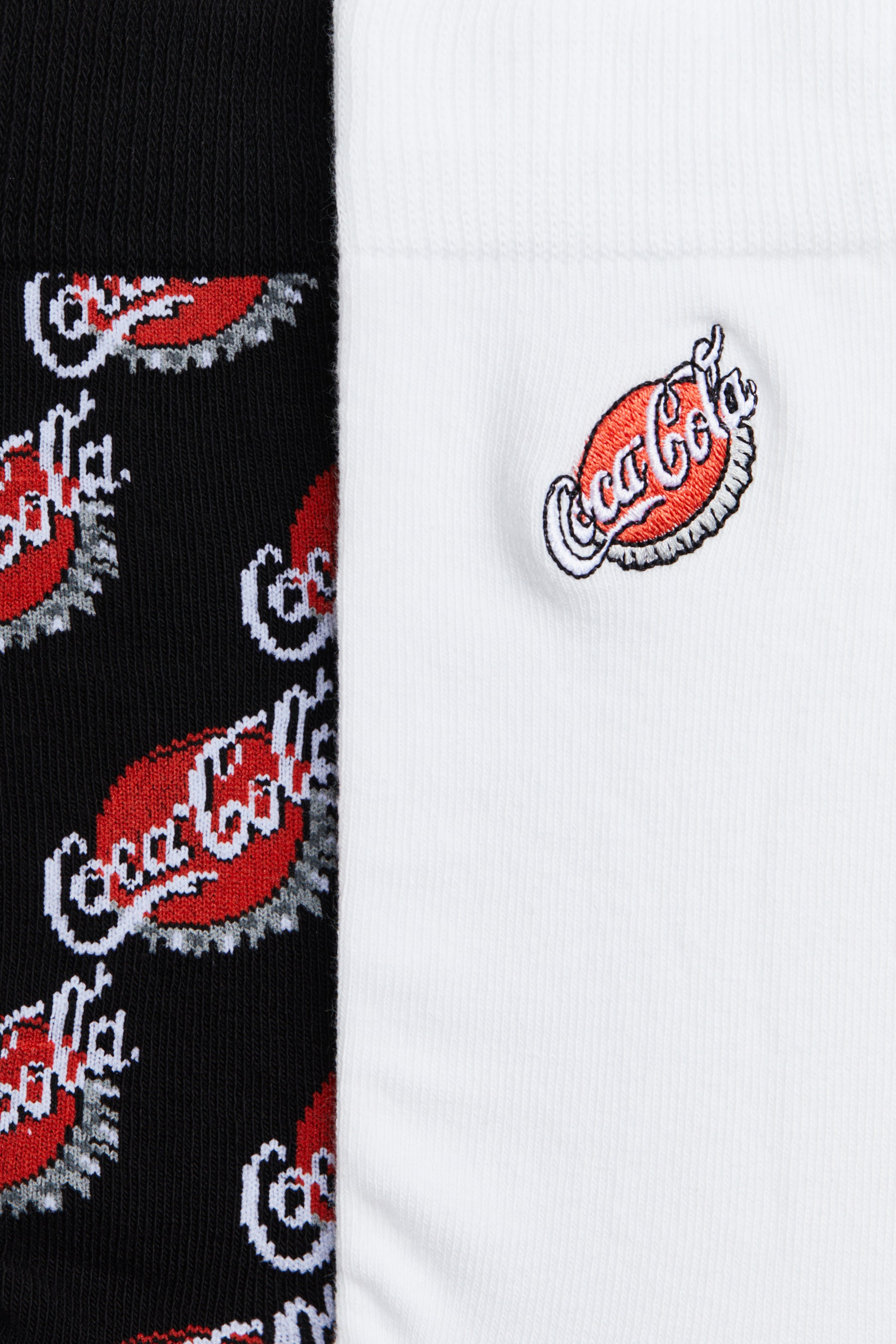 View larger image: 2-Pack Socks - White/Coca-Cola - Men | H&M CA 2
