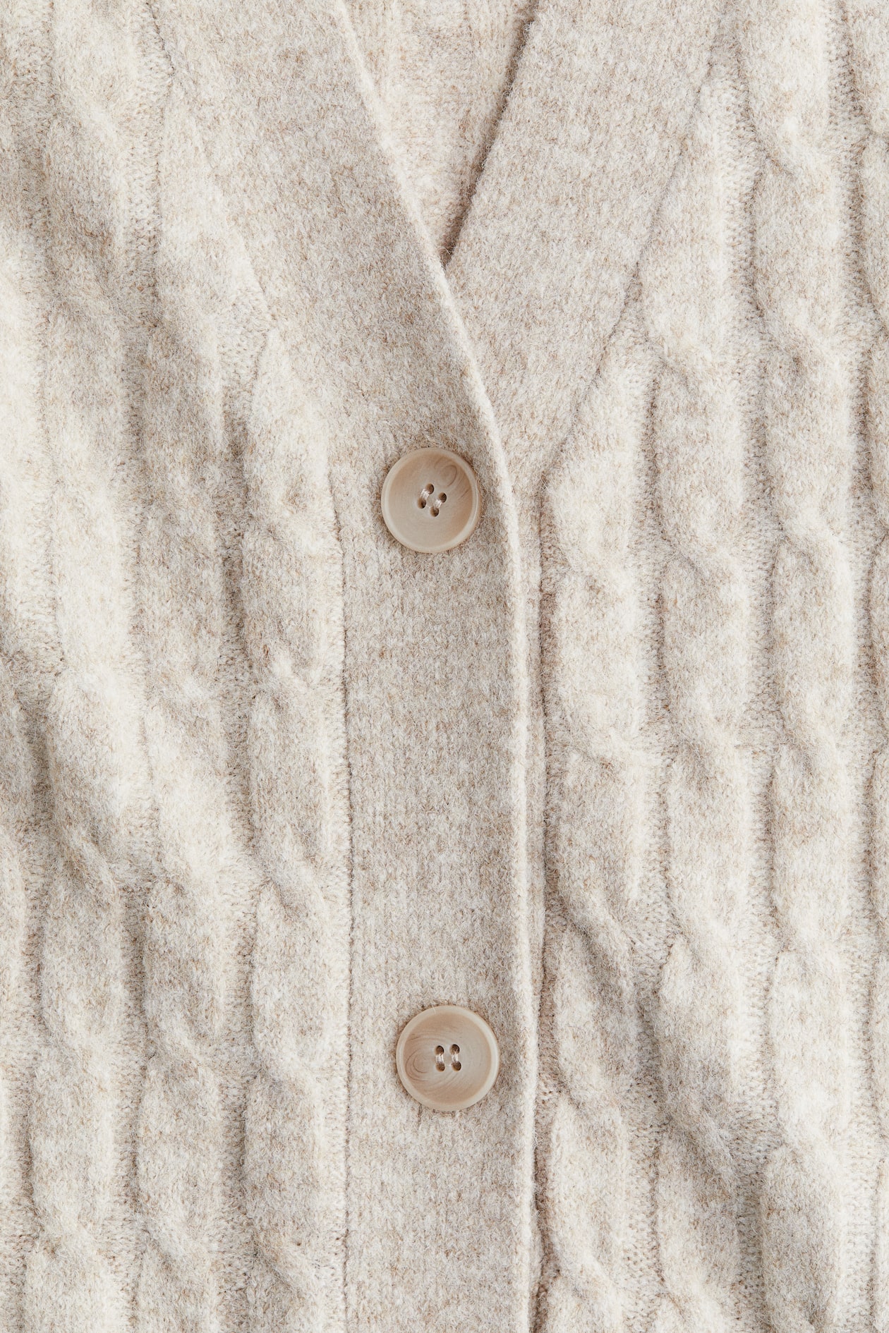 Long Cable-Knit Cardigan - image 2