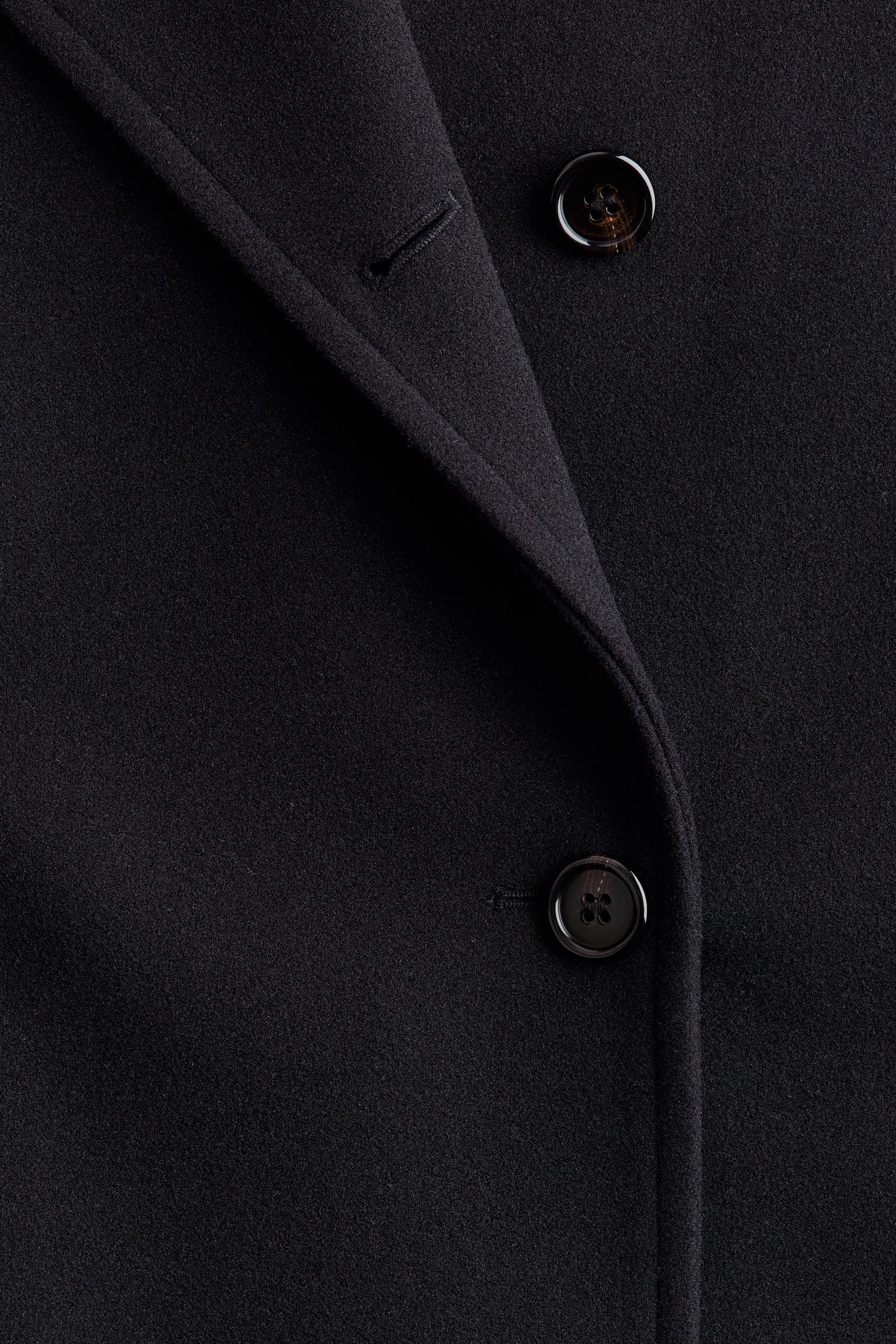 Женская куртка H&M Funnel-Collar Jacket with Tie Belt, цвет: Чёрный — фото 7