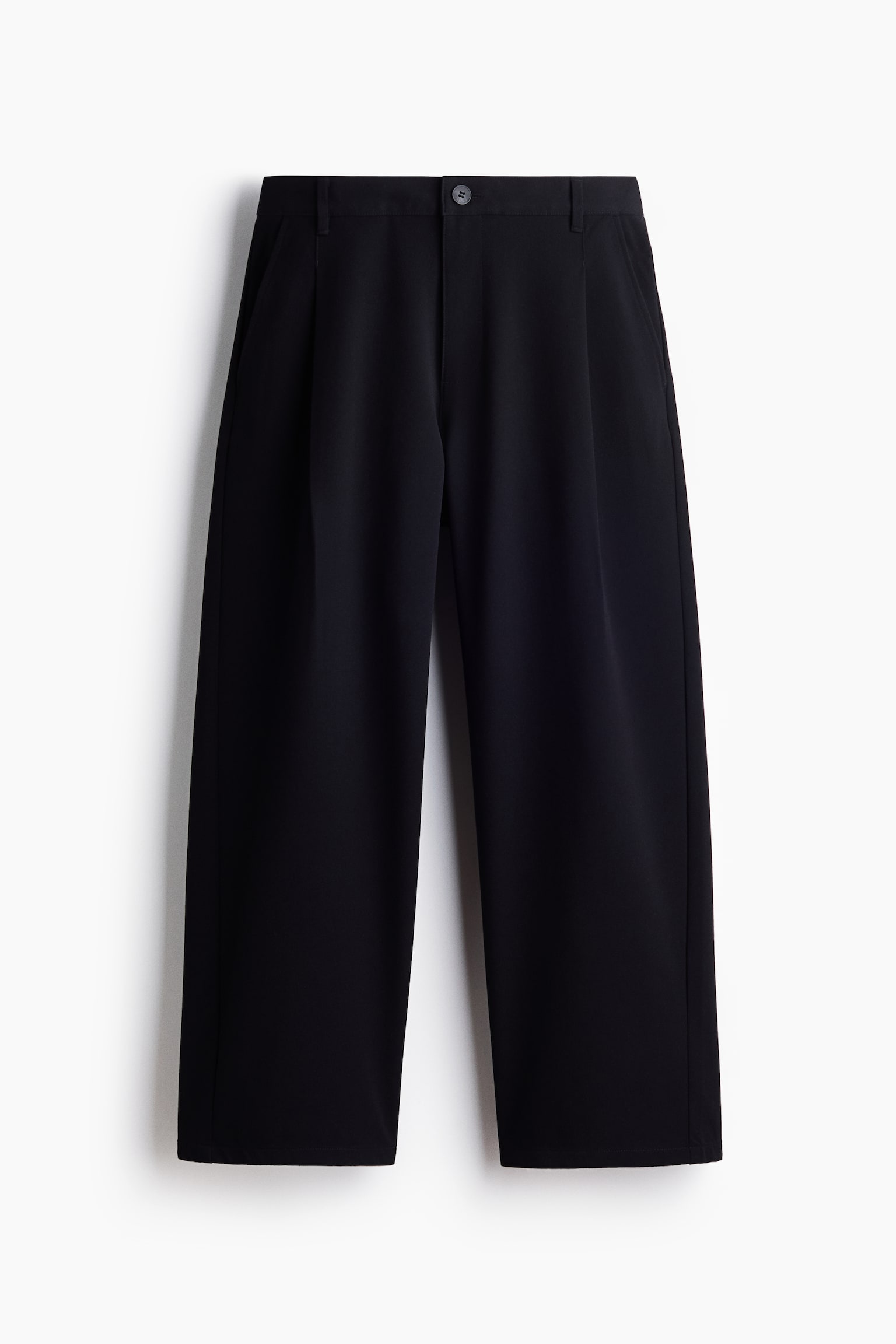 Quần dài kiểu may đo Loose Fit - Màu đen/Màu xám