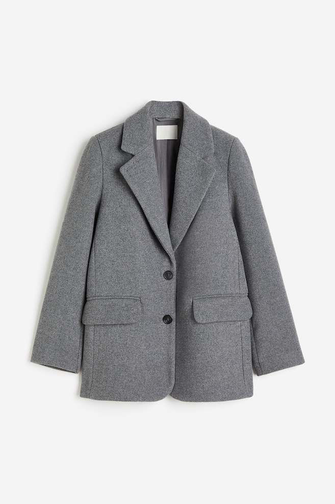 Single-breasted jacket - Dark grey/Black/Beige/Dark grey/Pinstriped - 2