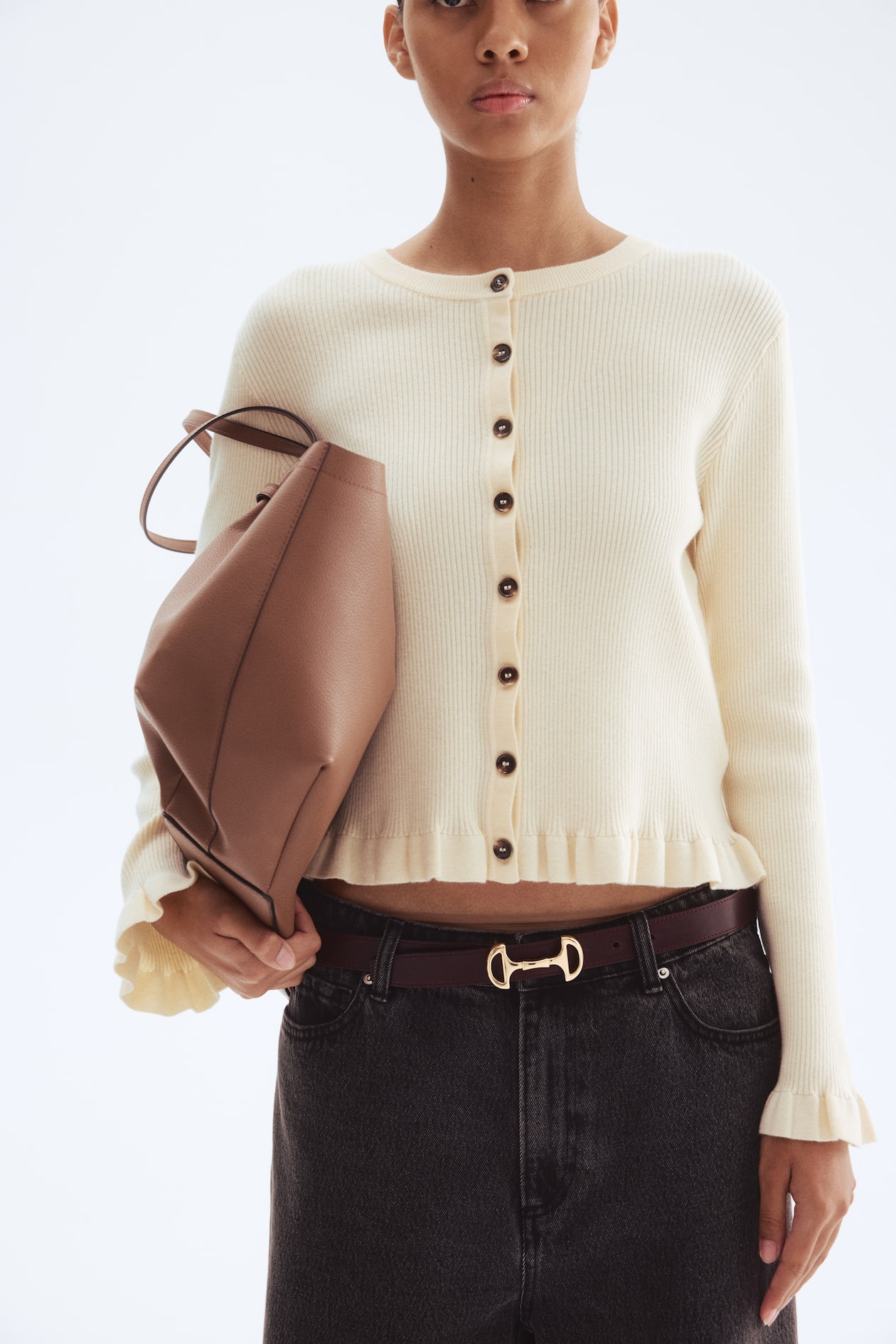 Rib-Knit Cardigan - image 2