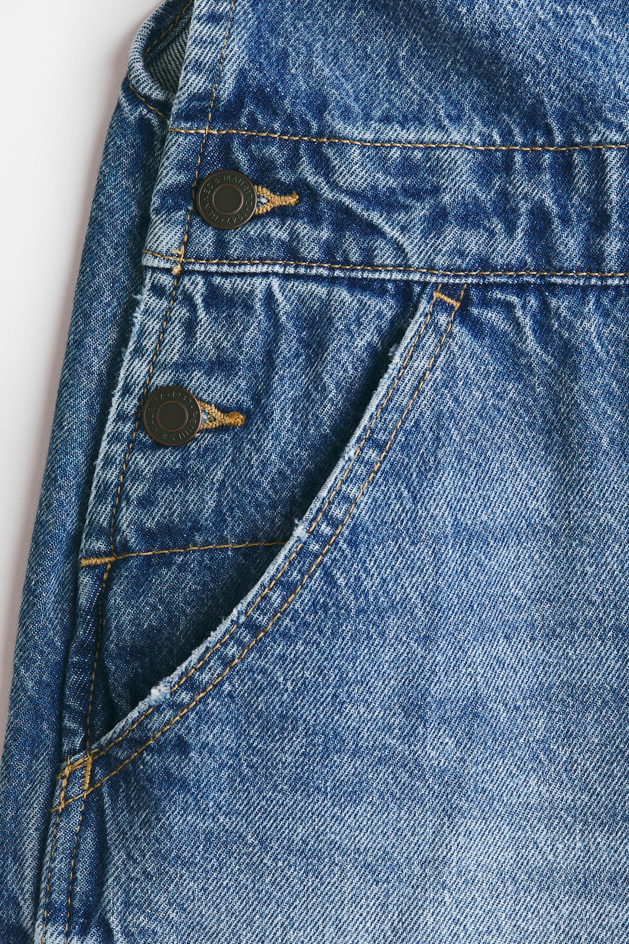 Cotton Denim Overalls - image 2