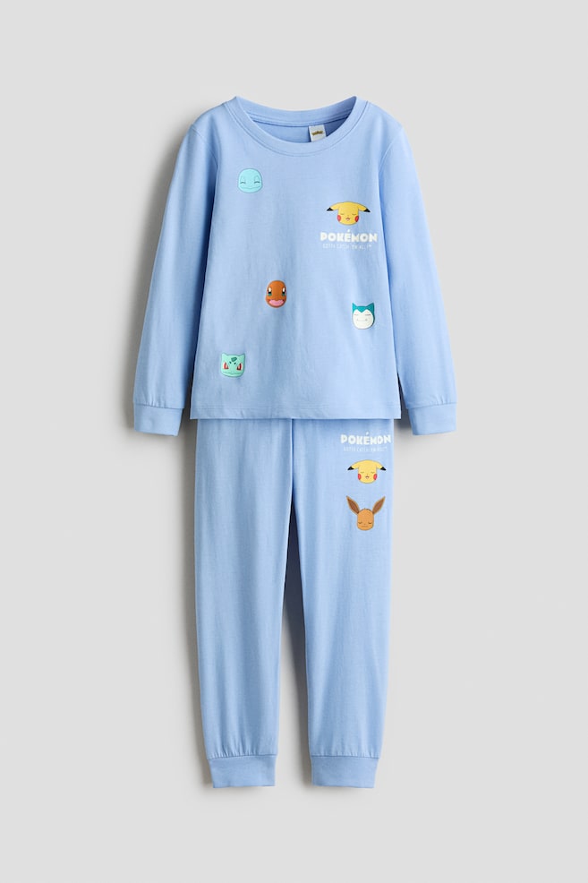 Printed cotton pyjamas - Blue/Pokémon/Cream/Minecraft/Light beige marl/Cars/Cream/Toy Story - 1