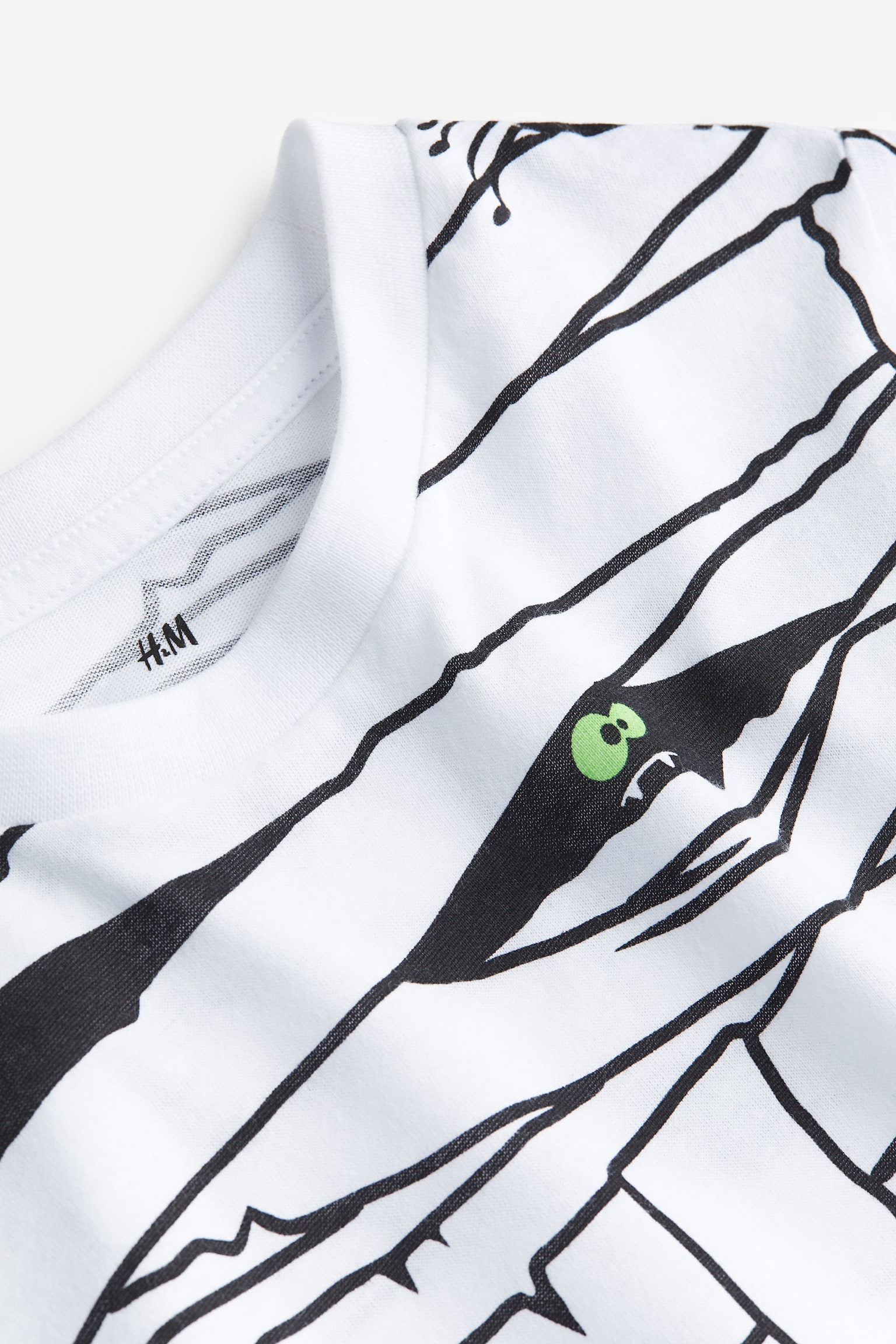 Print Tee - White/Mummy/Light brown/Roaming/Grey/73/Navy blue/Sports Club/Blue/Soho/Green/White stripe/White/Exploring Our Galaxy/Dark blue/Saturnus/Light blue/Pattern/Light yellow/Create joy/Dusty yellow/Lions/Dark green/Dinosaur/Light yellow/Stripe - 2