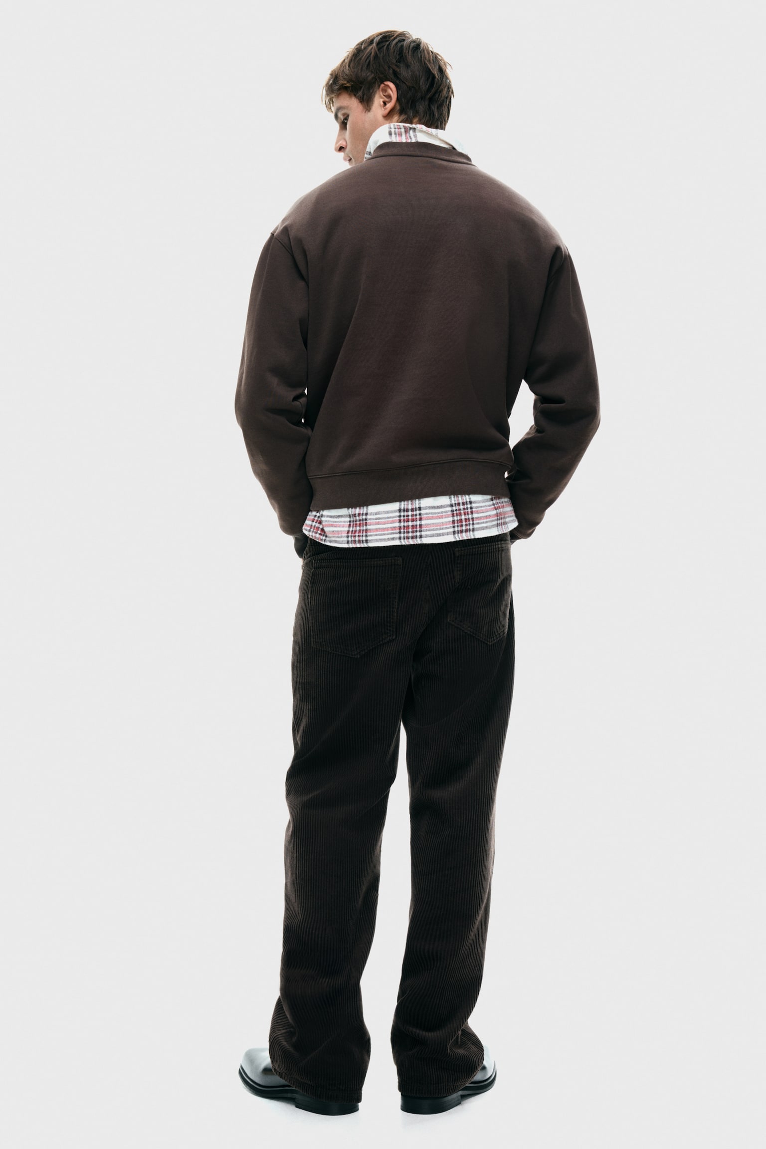 סווטשירט Loose Fit - חום כהה/New York/לבן/New York/Light grey marl/Golden/כחול נייבי/זהוב - 6