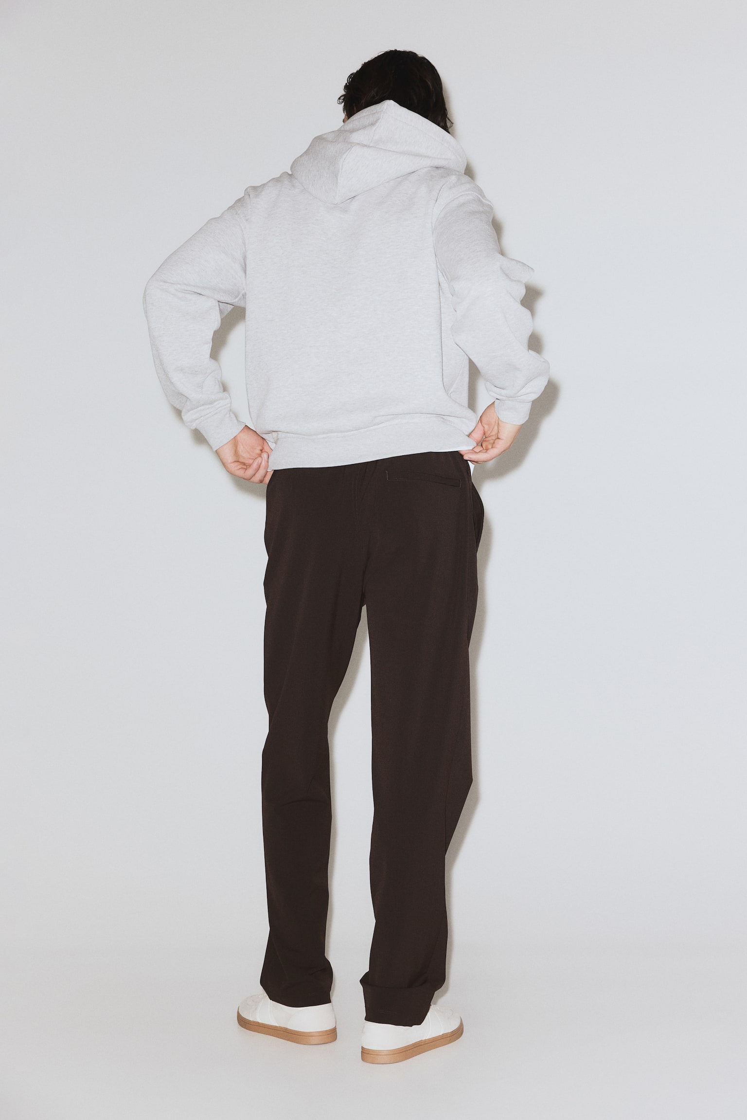 Штани Four-way Stretch Regular Fit без застібки - Темно-коричневий/Чорний/Темно-синій/Темно-коричневий/Темно-сірий - 8