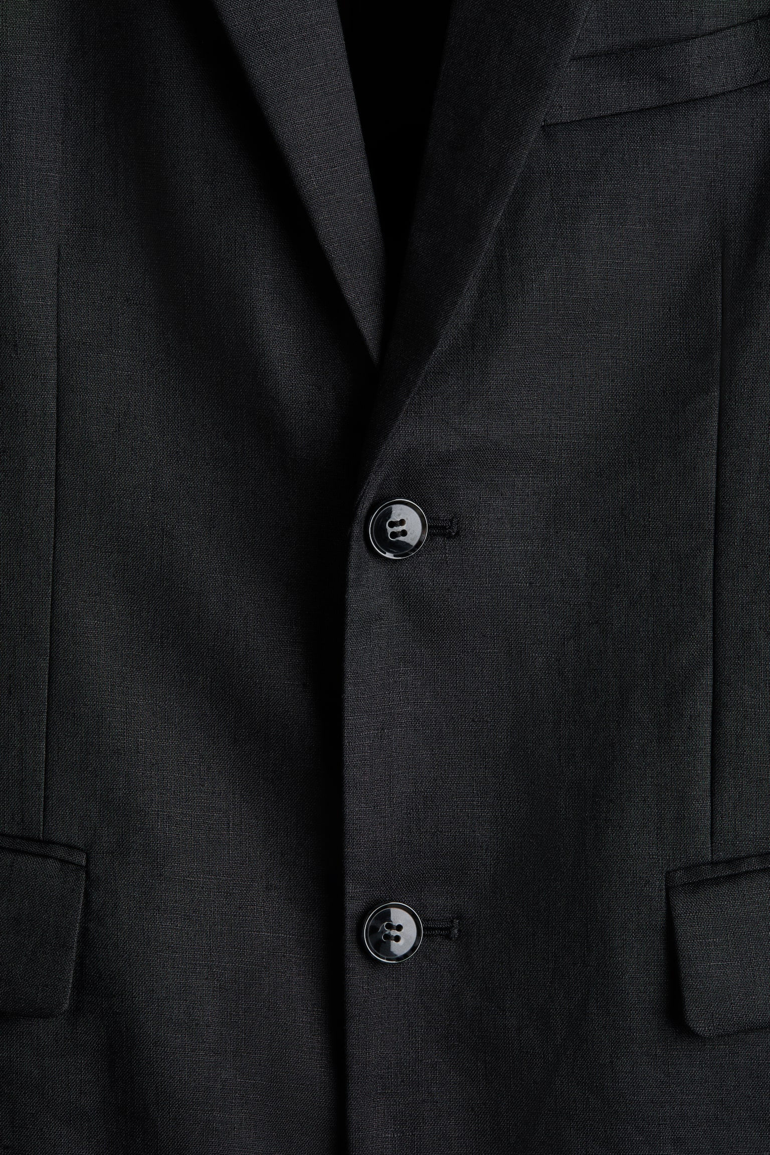 Slim Fit Linen jacket - Black/Beige/Khaki green/Light beige - 7