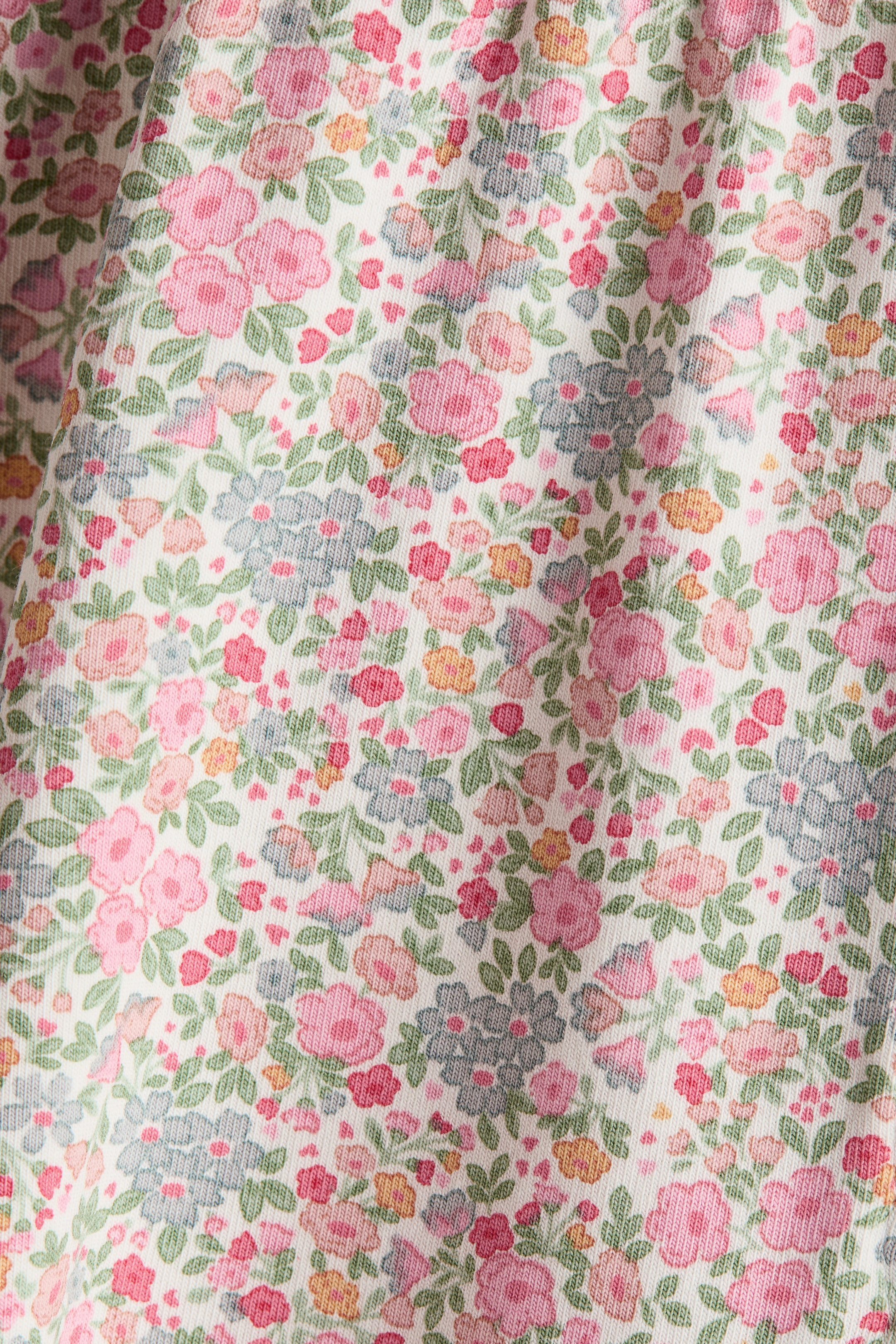 Ruffle-Detail Cotton Romper Suit
