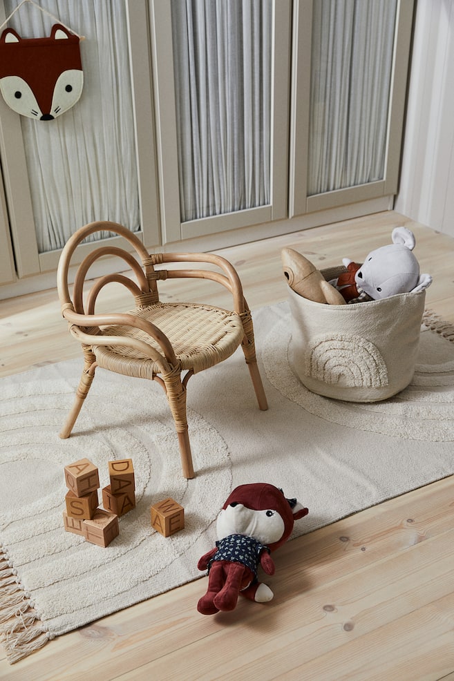 Children's rattan lounge chair - Beige - 2