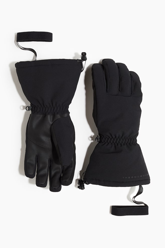 Gants de ski déperlants - Noir - 1