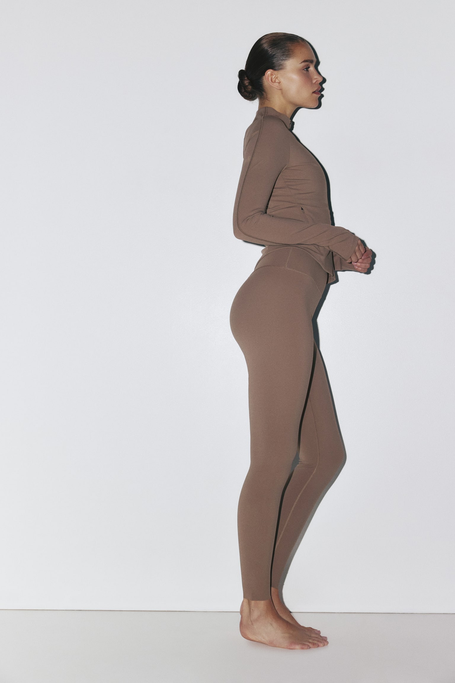 ז'קט ספורט SculptMove™‎ - בז'/שחור - 5