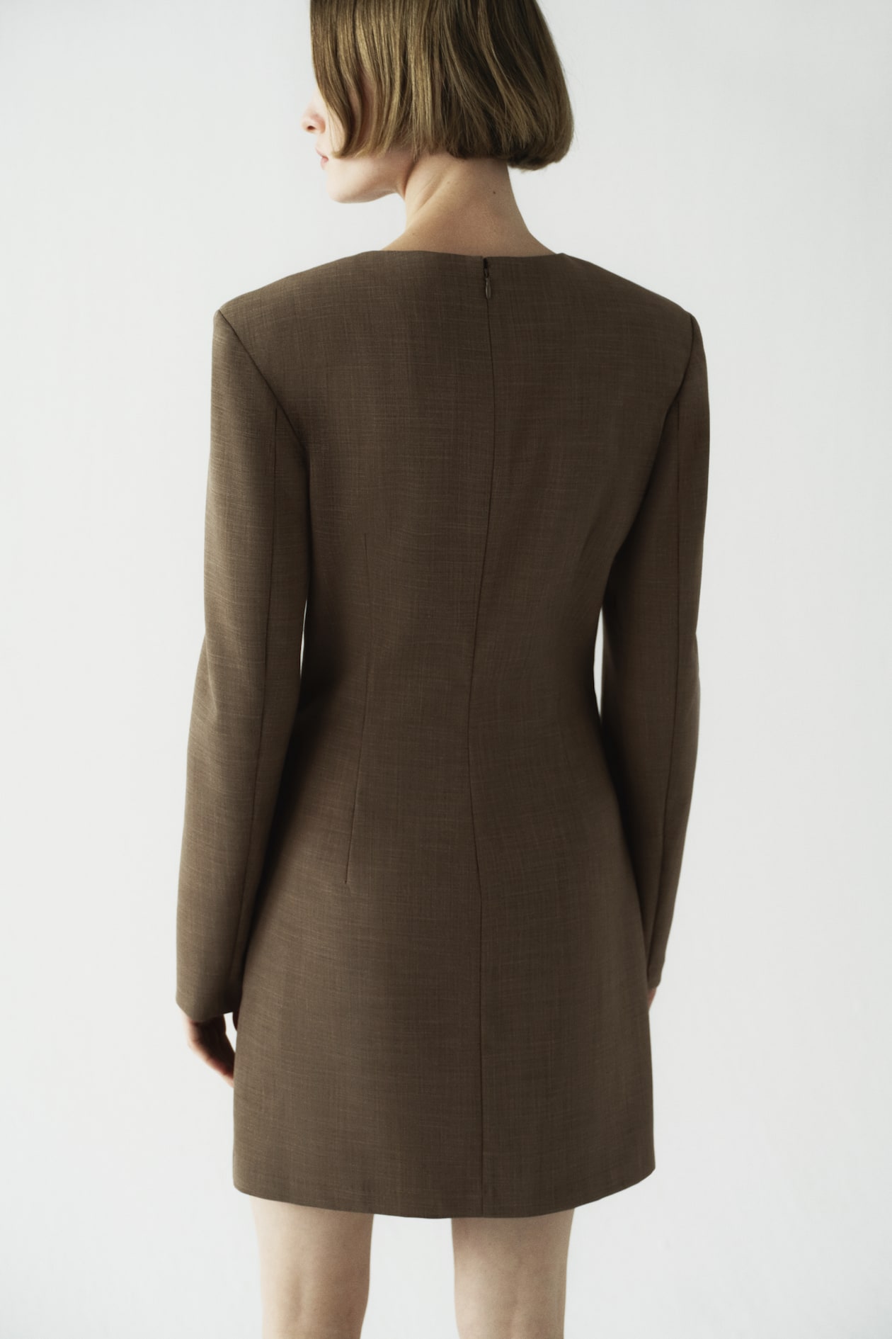 Shoulder-Pad Dress - image 3