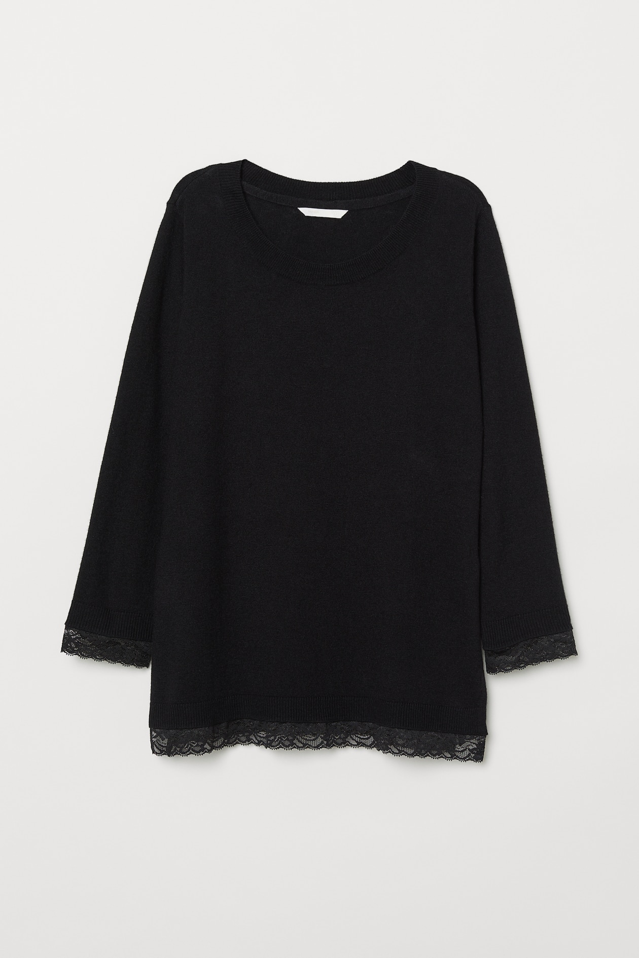 MAMA Nursing jumper - 3/4 sleeve - Black - Ladies | H&M GB