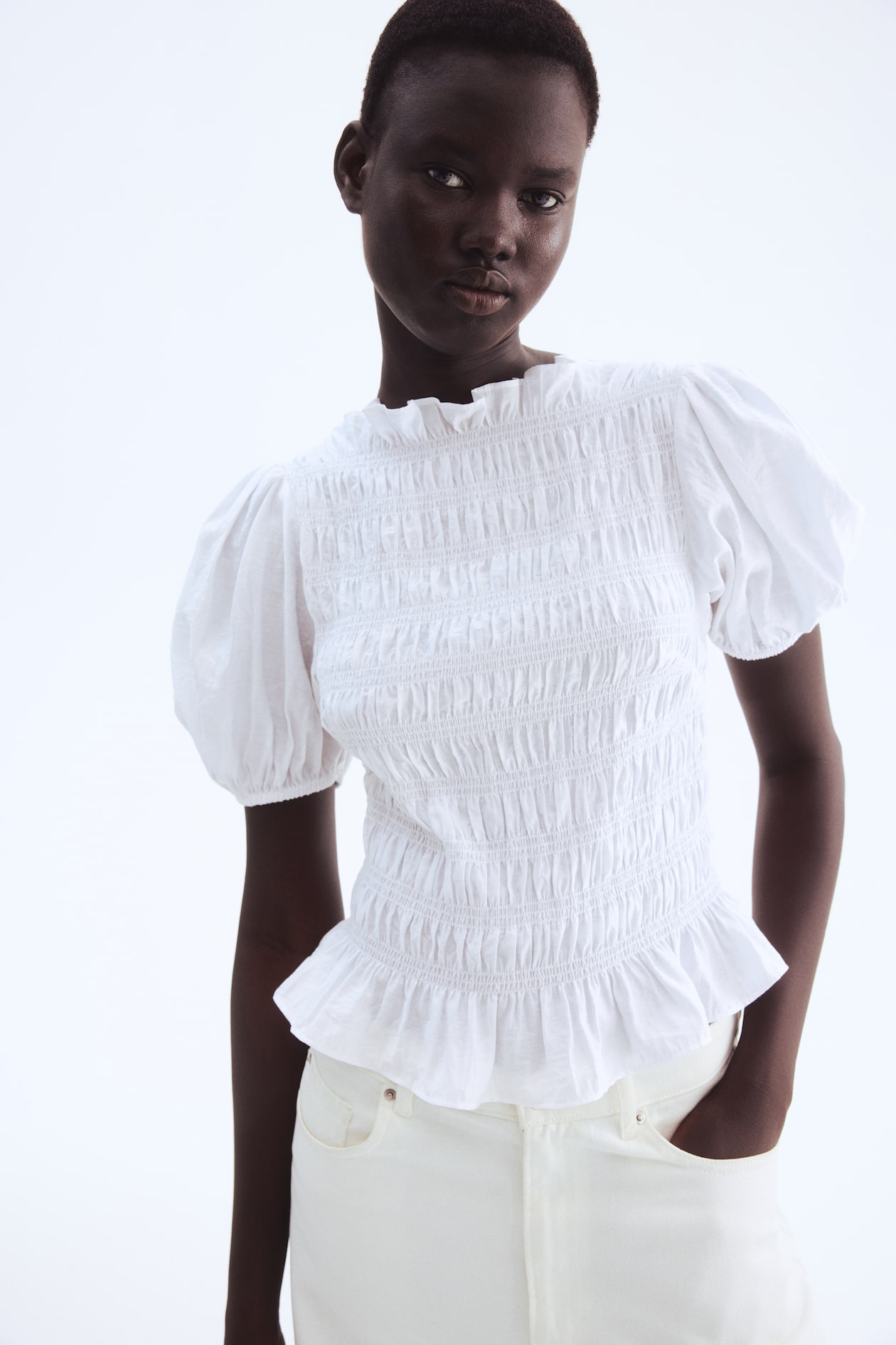 Smocked Blouse