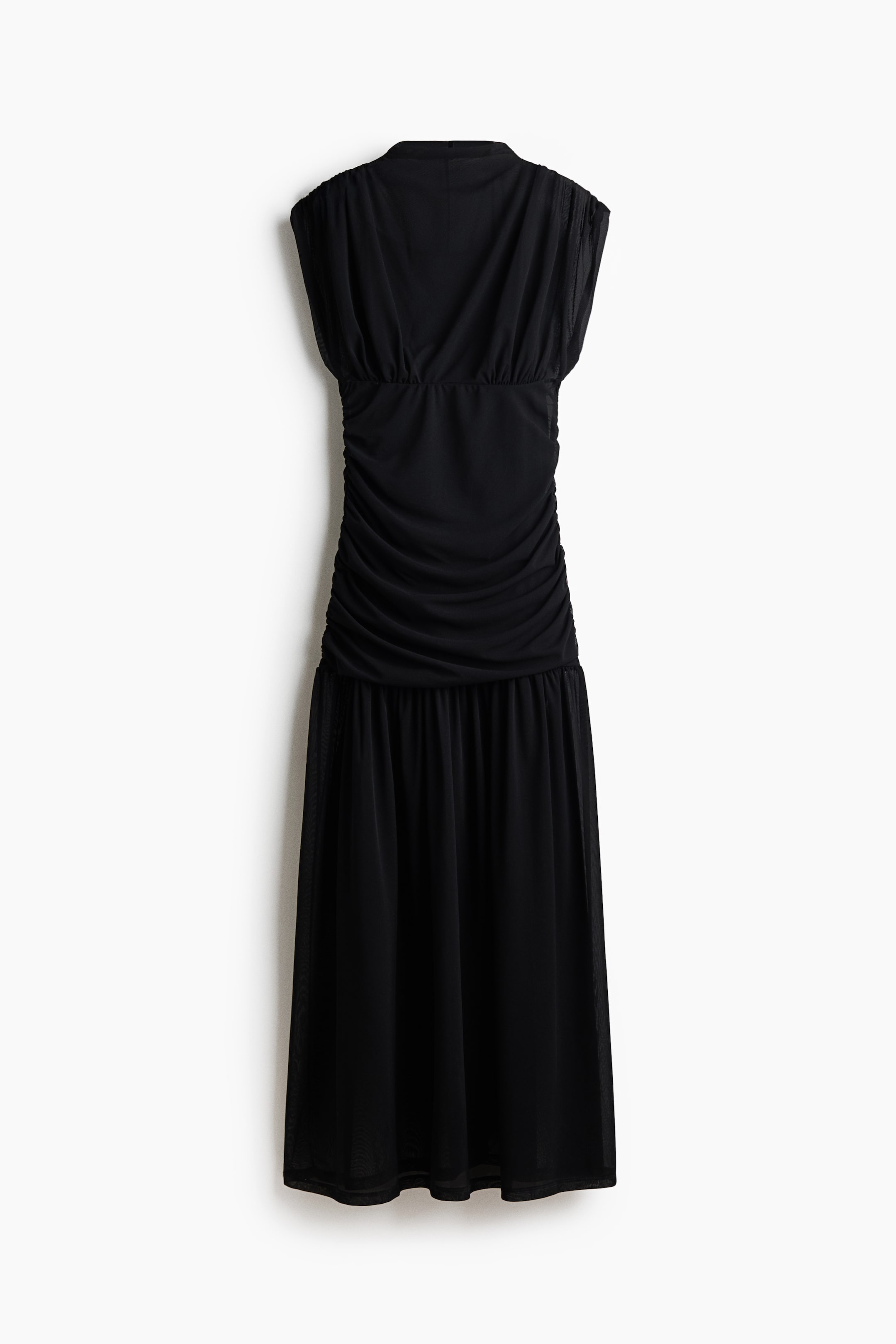 View larger image: Draped jersey dress - Black - Ladies | H&M 1